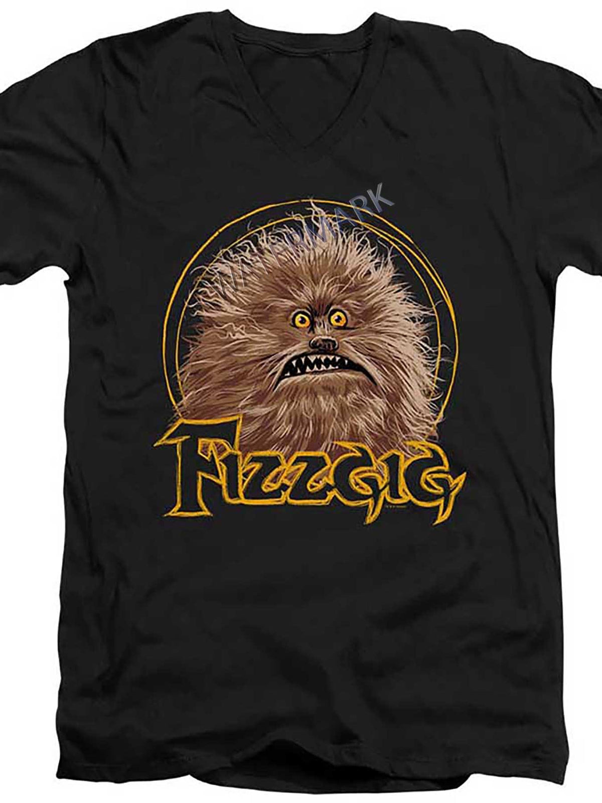 Fizzgig The Dark Crystal Men's Black V-Neck T-Shirt - Funny Graphic Design, 100% Cotton, Short Sleeve, Casual Knit Tee