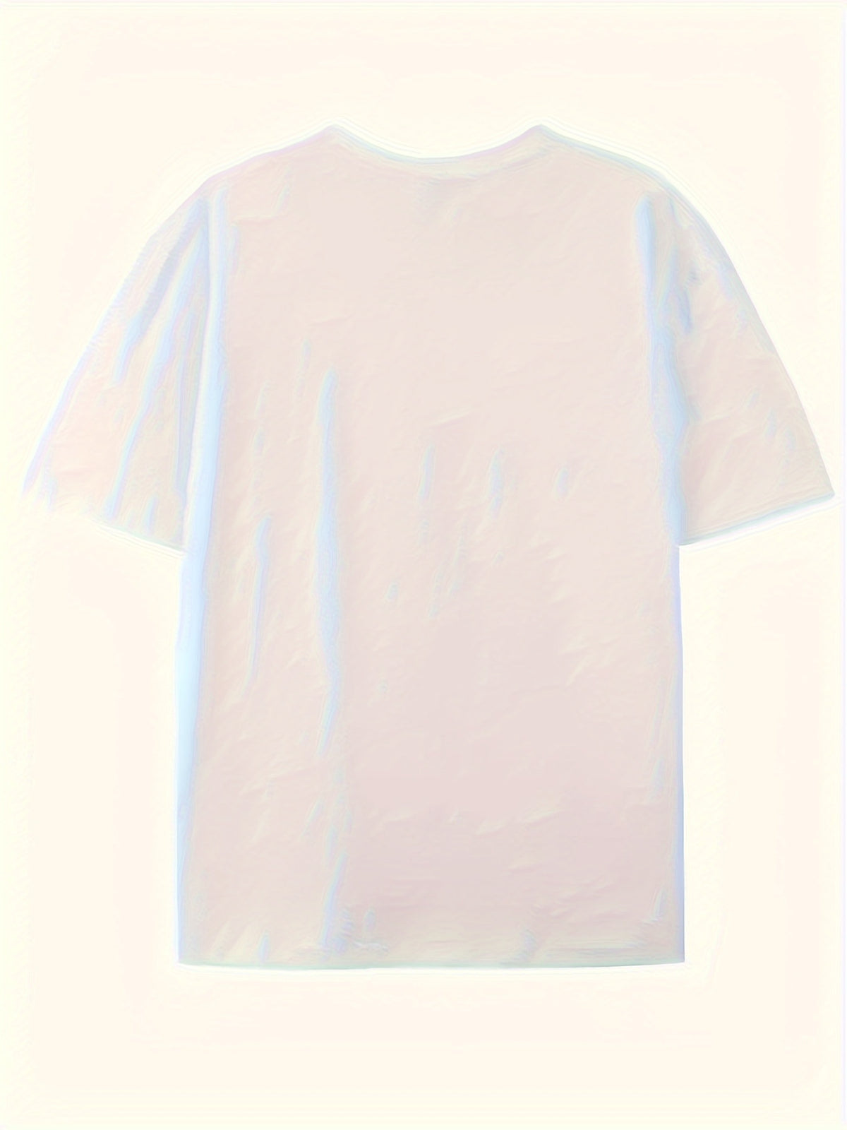Chicken Print Men's Cotton T-shirt, Casual Short Sleeve Crew Neck T-shirt, Men's Tee For Outdoor