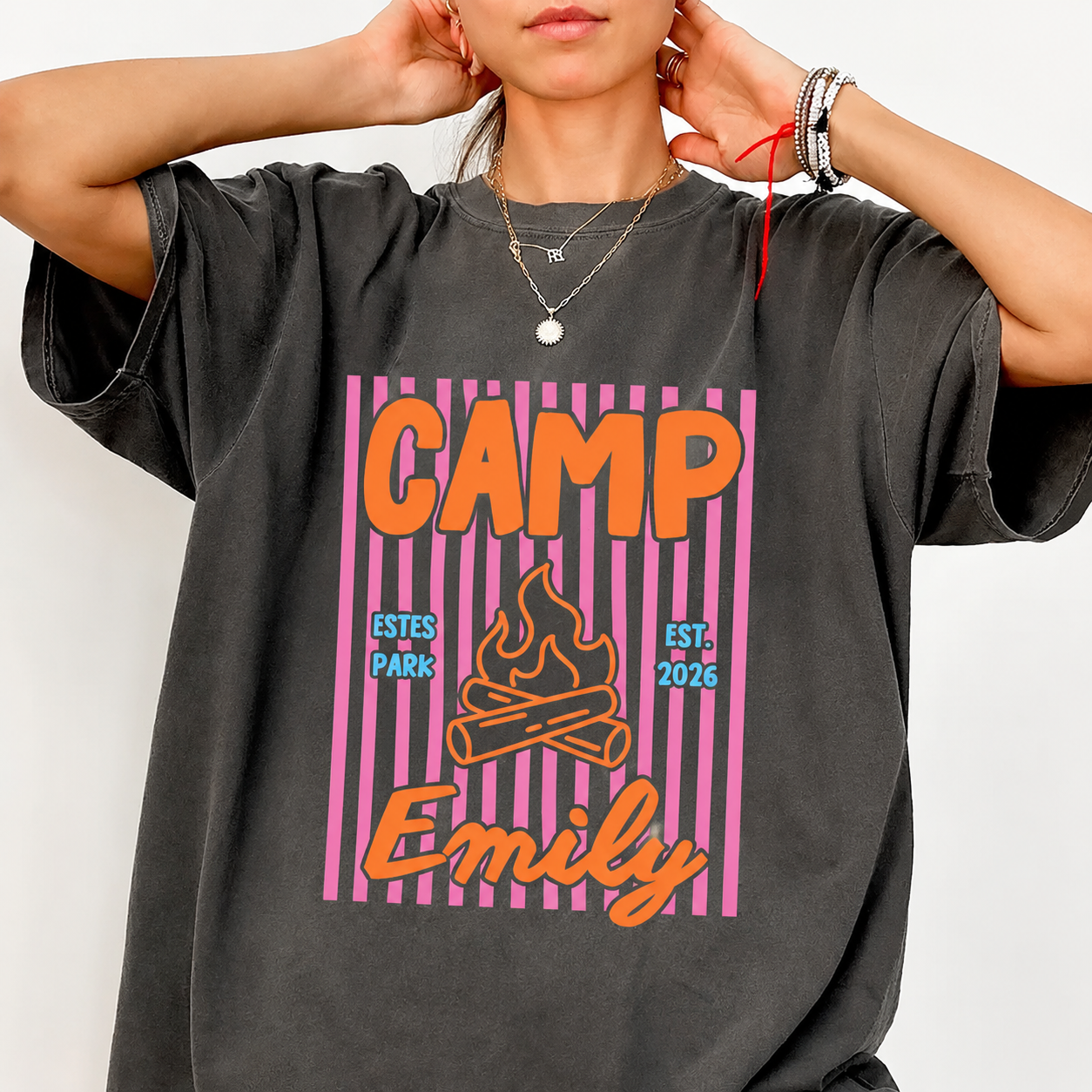 Custom Camp Bach Lake Hiking Mountain Bachelorette Camping Comfort Shirt HO82 903058