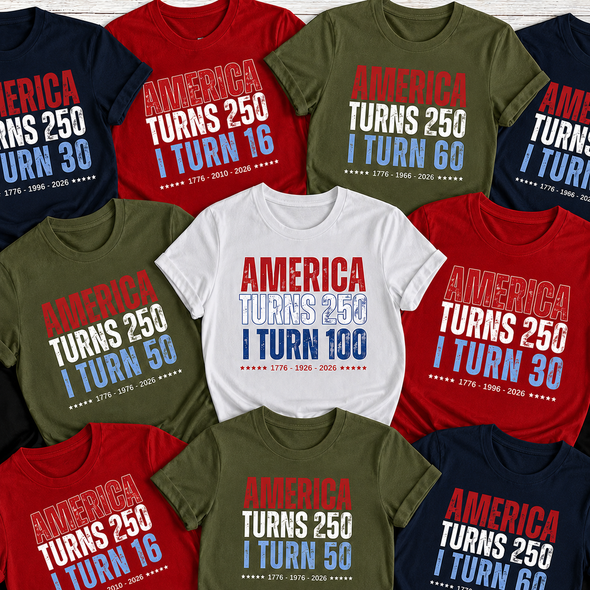 Personalized America Turn 250 I Turn Shirt TH10 170061