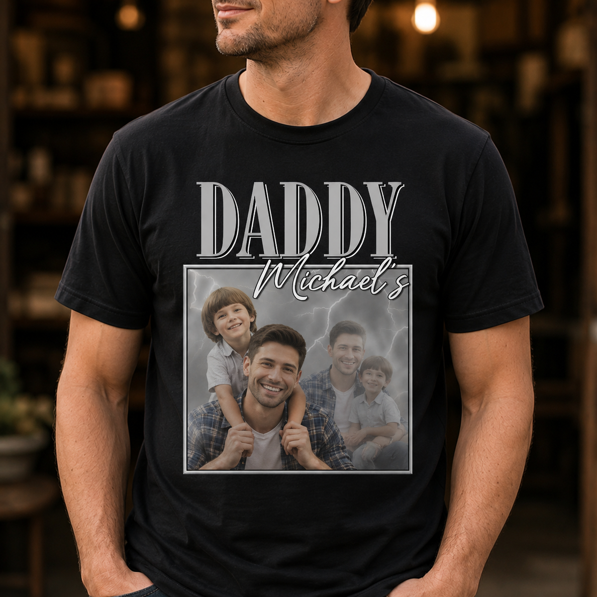 Custom Photo You And Your Daddy Dark Shirt TH10 169817