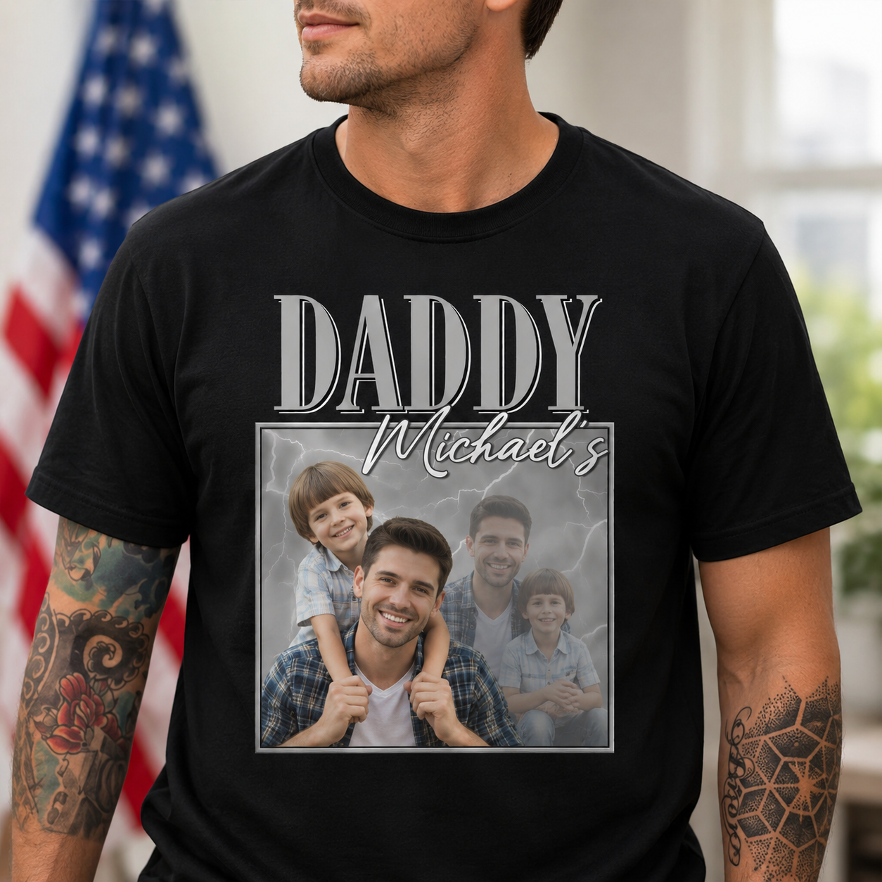 Custom Photo You And Your Daddy Dark Shirt TH10 169817