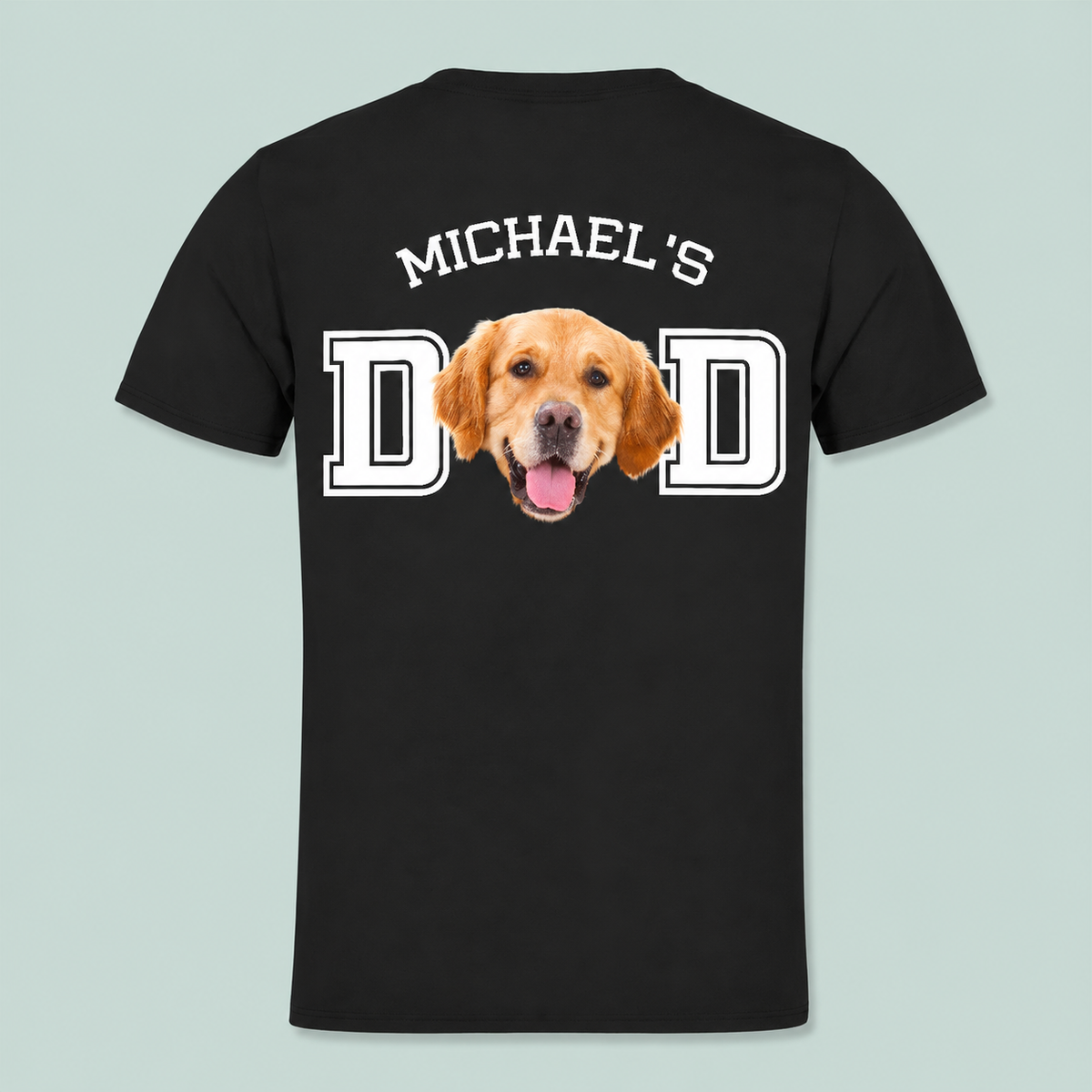 Custom Photo Dog Dad Back Shirt Gift For Dog Dad Mom CH07 911510