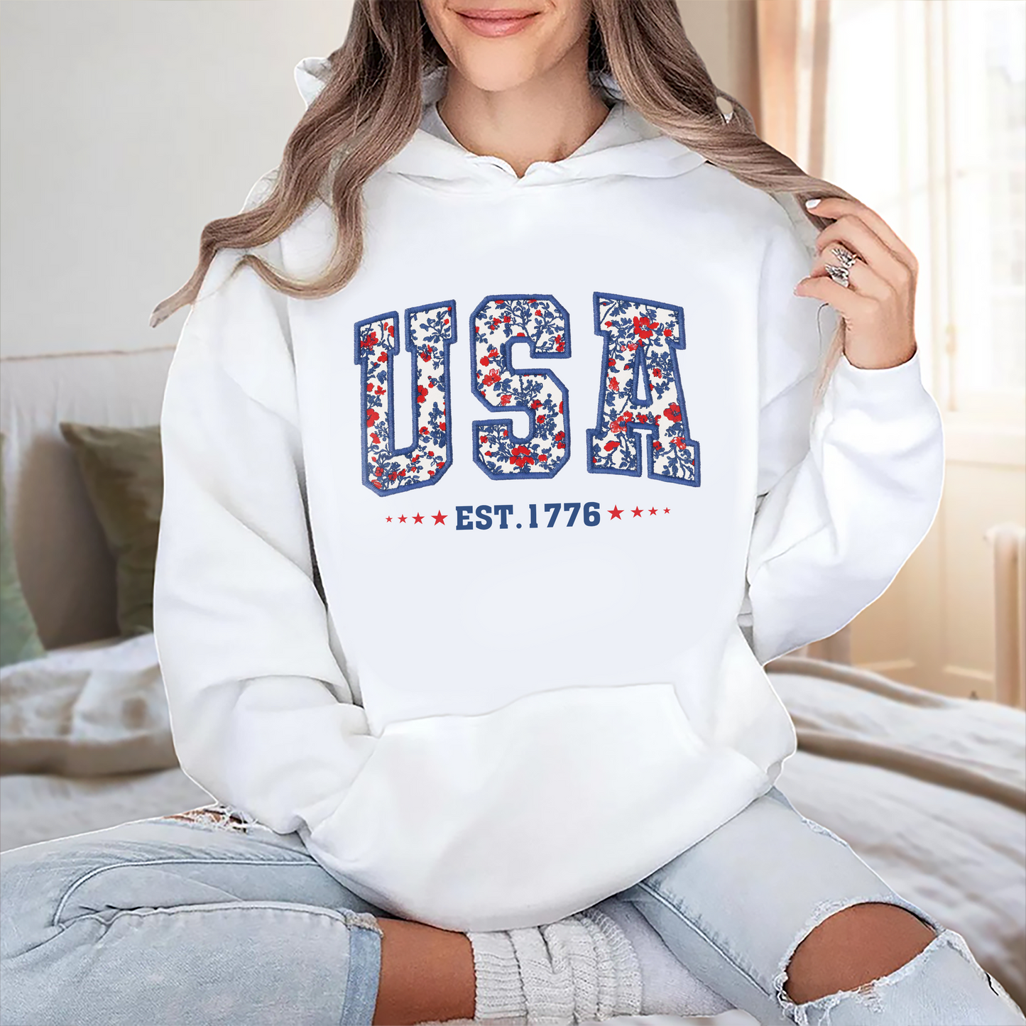 Personalized Floral Dad Mom USA Est Year Bright Shirt LM32 895475