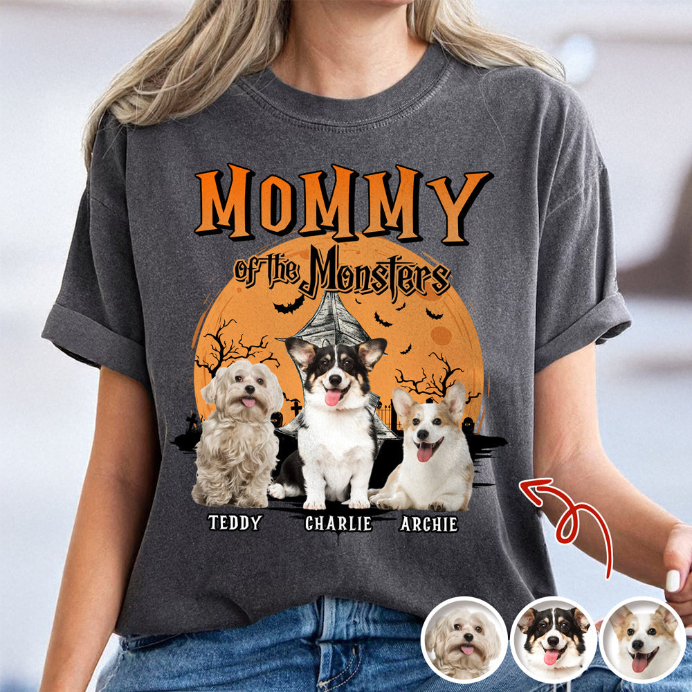 Mother Of Monsters Custom Dog Cat Photo Halloween Comfort Color Shirt CH07 899432