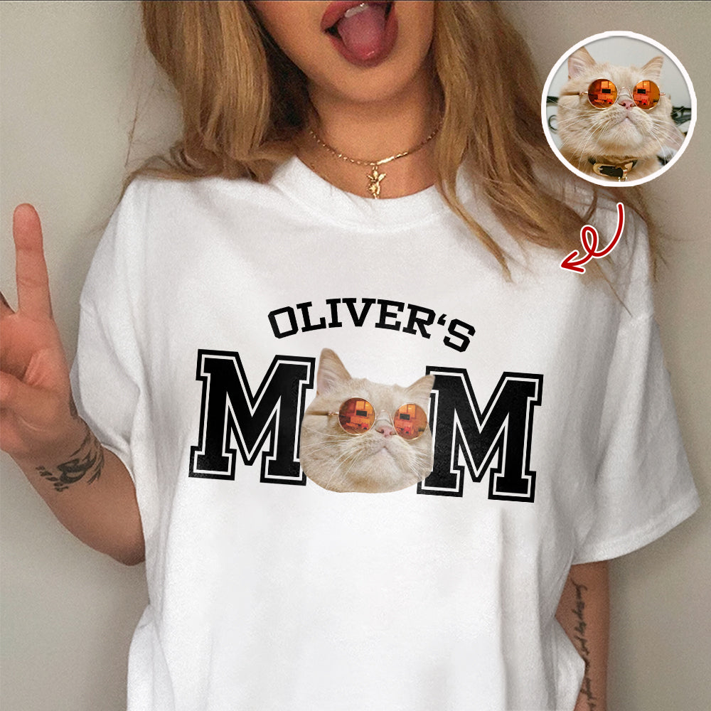 Custom Photo Dad Mom Cat Comfort Shirt For Cat Lovers HA75 897642
