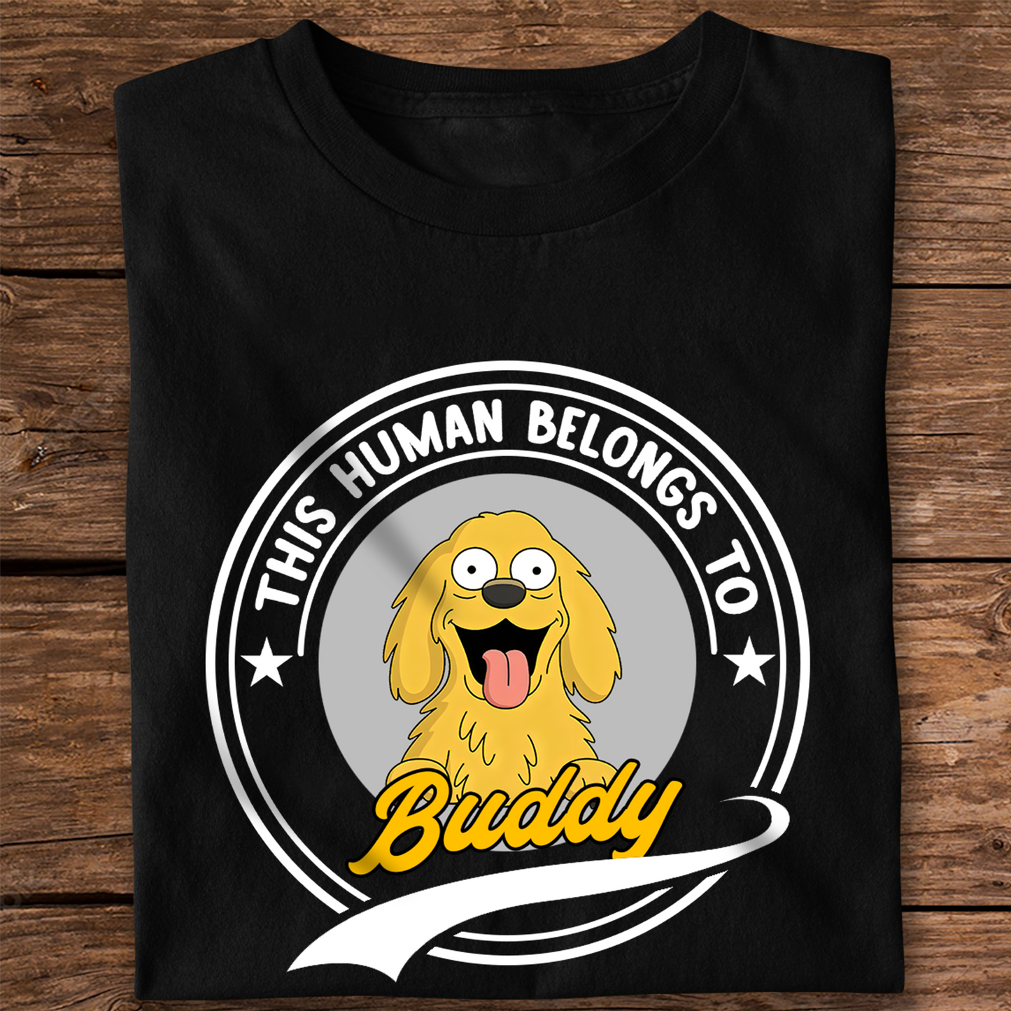 This Human Belongs To Me Dark Shirt For Dog Lover TH10 892685