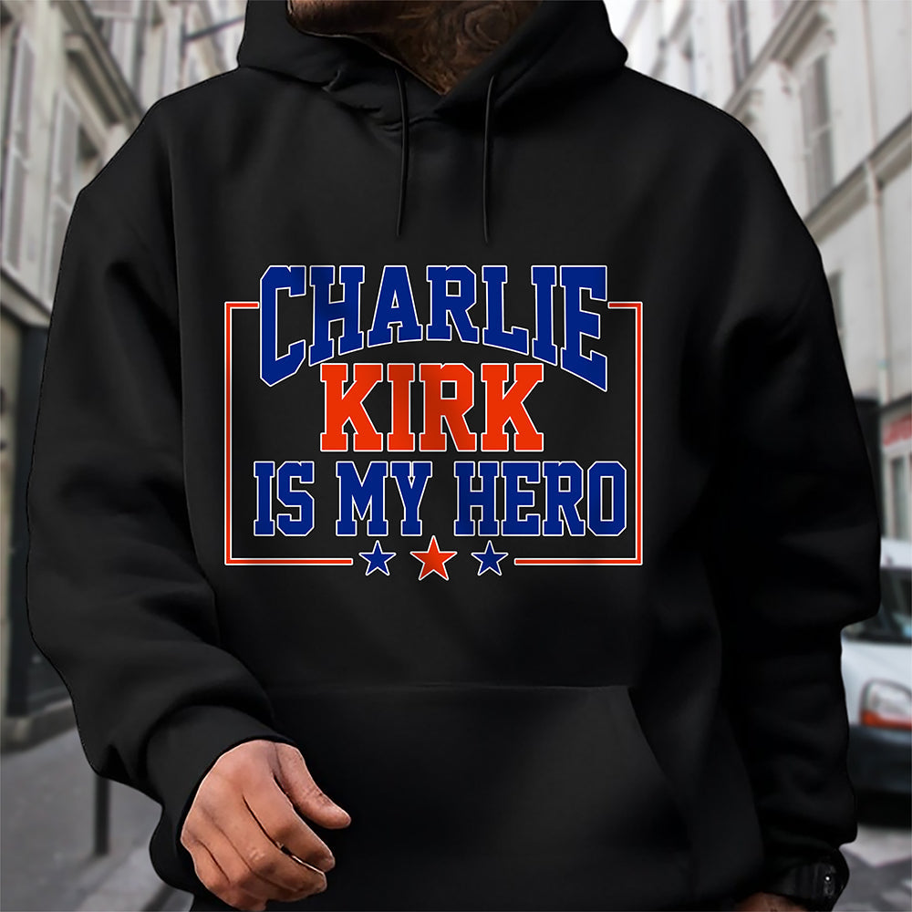 Charlie Kirk Is My Hero Dark Shirt TH10 64471