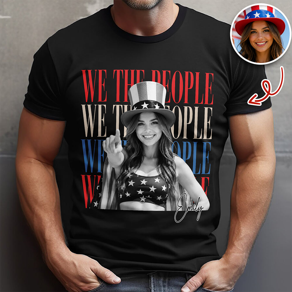 Custom Photo We The People 250th Anniversary Patriotic Comfort Shirt HO82 902772