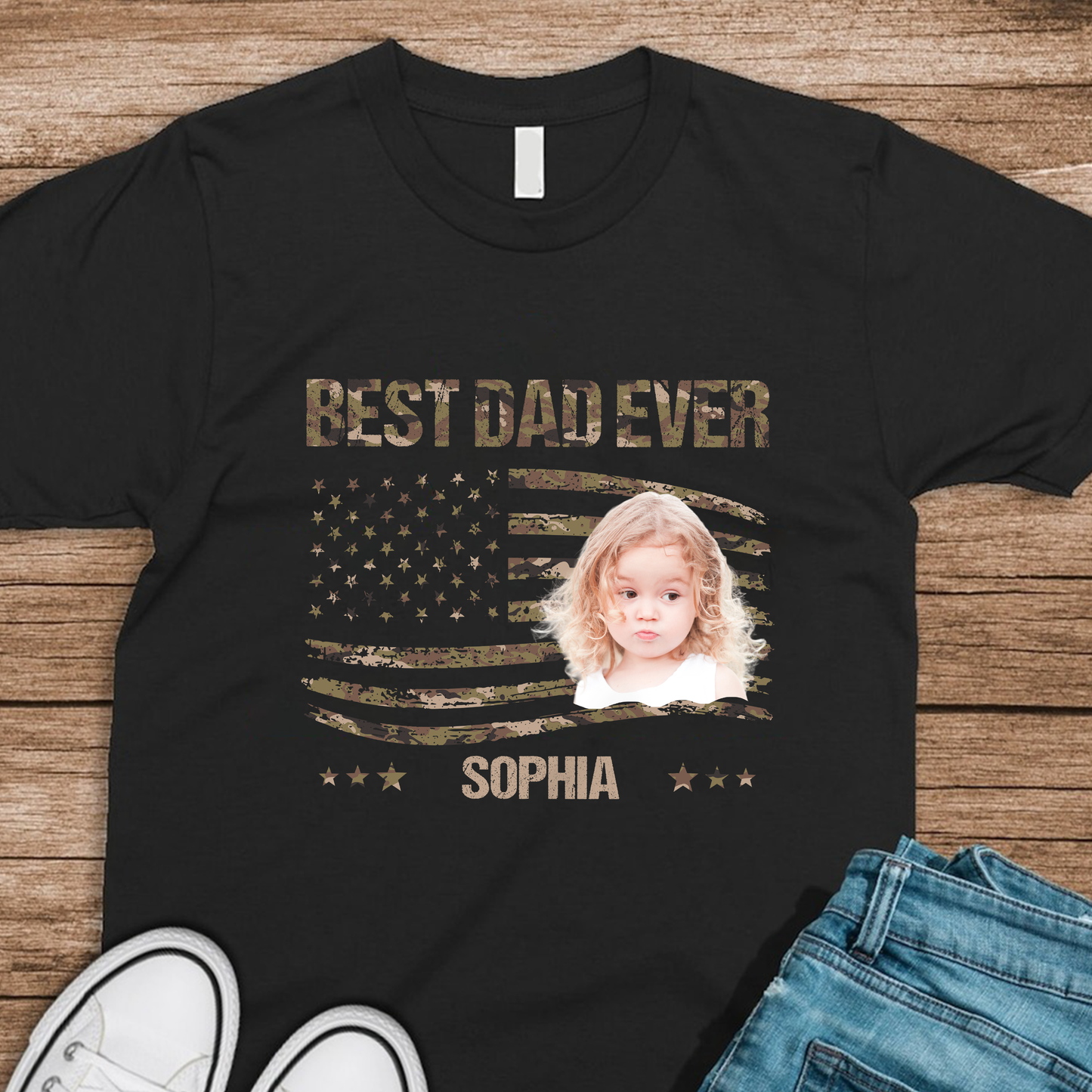 Custom Photo Best Dad Ever Shirt TH10 892931