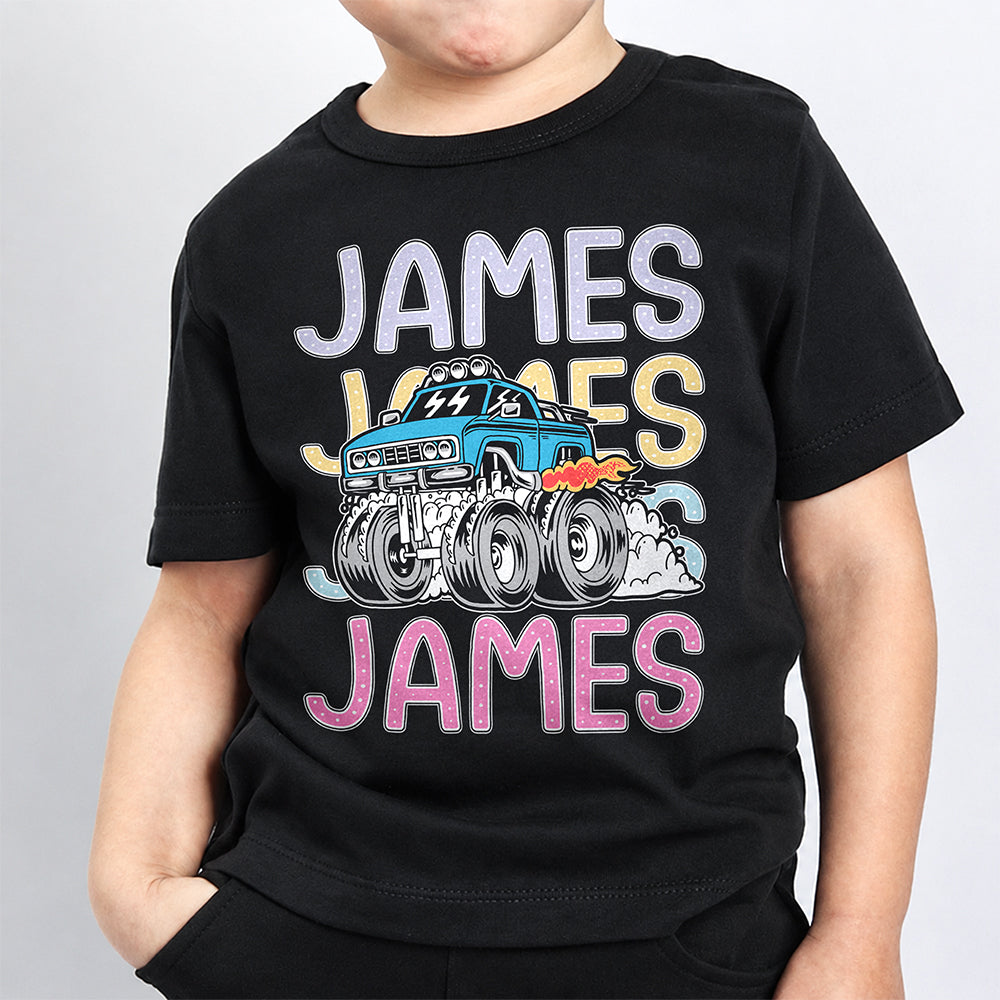 Custom Photo Kids Shirt, Personalized Name Toddler Shirt Cute Back To School Gift, Birthday Gift for Kids LM32 669369