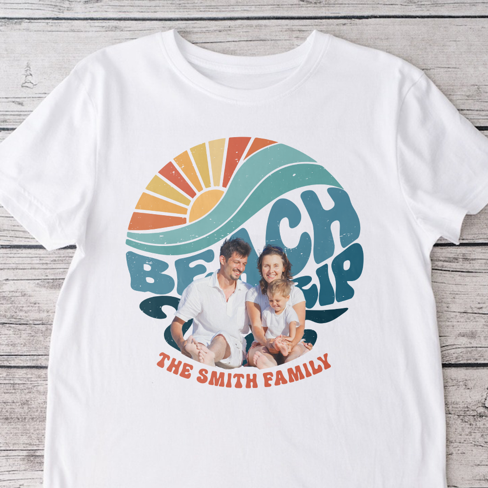 Custom Photo Beach Shirt ¨C Personalized Summer Shirt For Beach Trip, Beach Vacation LM32 893809