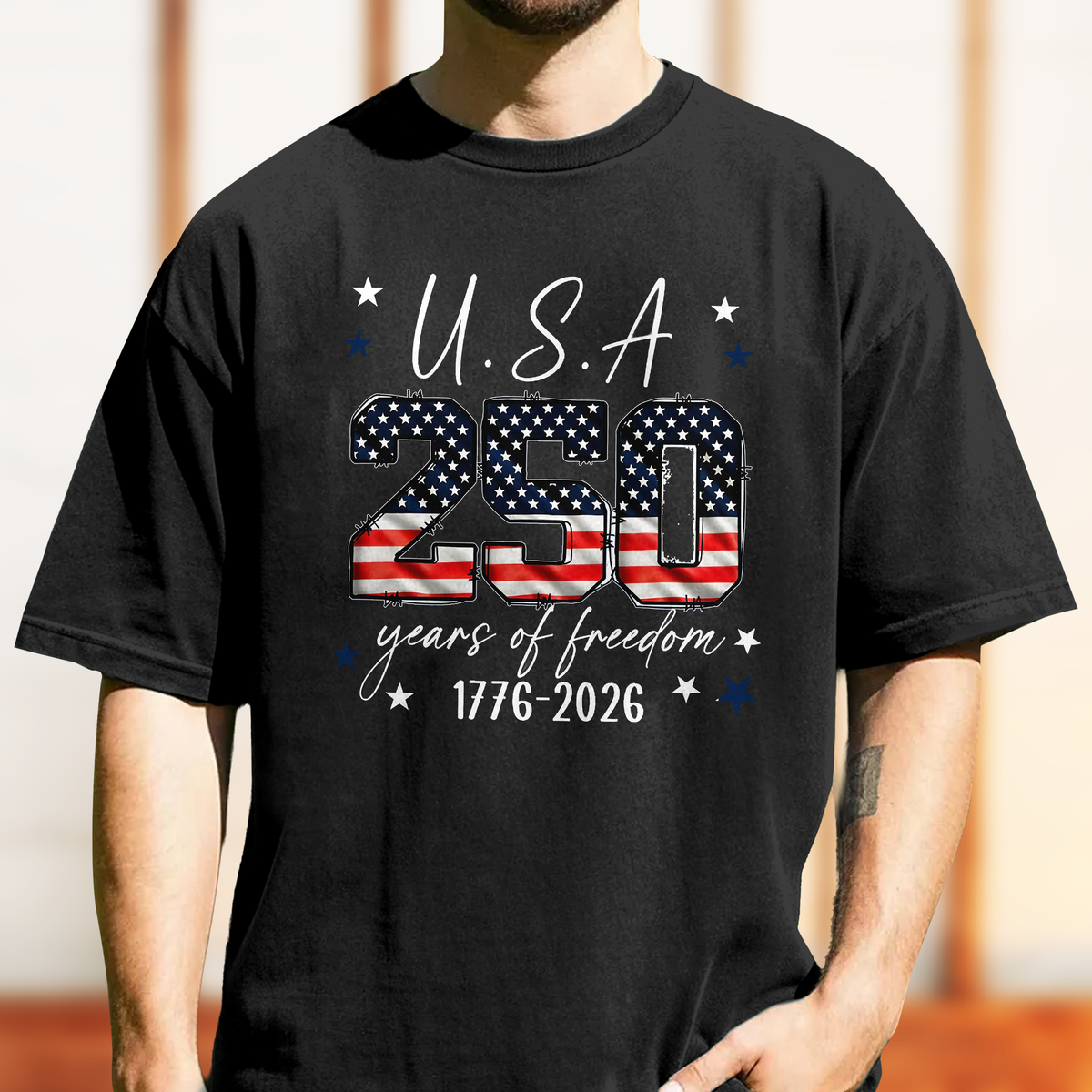 U.S.A 250 Years Of Freedom Comfort Shirt TH10 170119