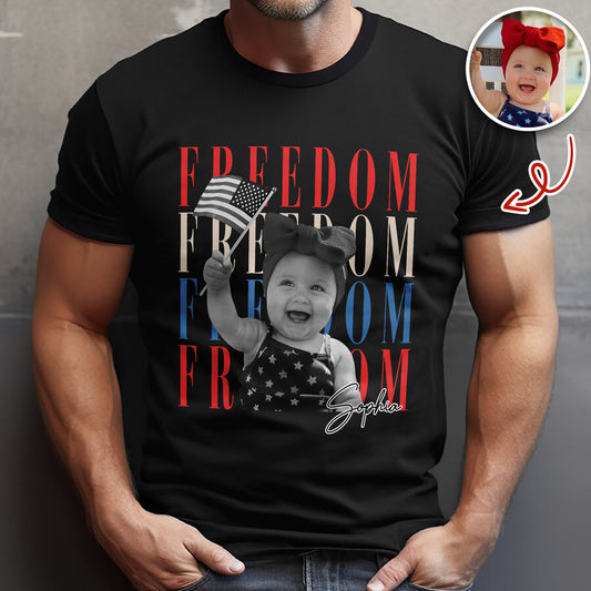 Custom Photo Freedom 250th Anniversary Comfort Shirt HO82 902730