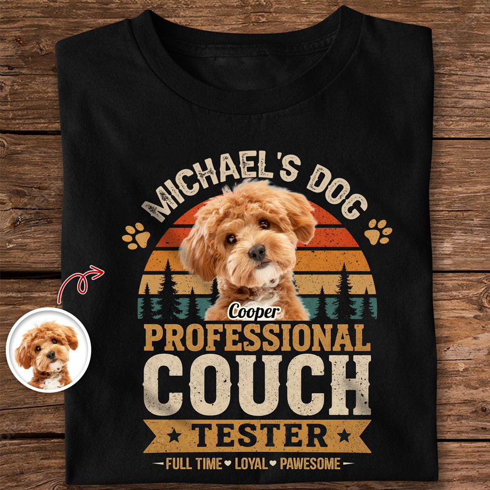 Personalized Professional Couch Tester Dark Shirt Gift For Dog Lovers HO82 902442