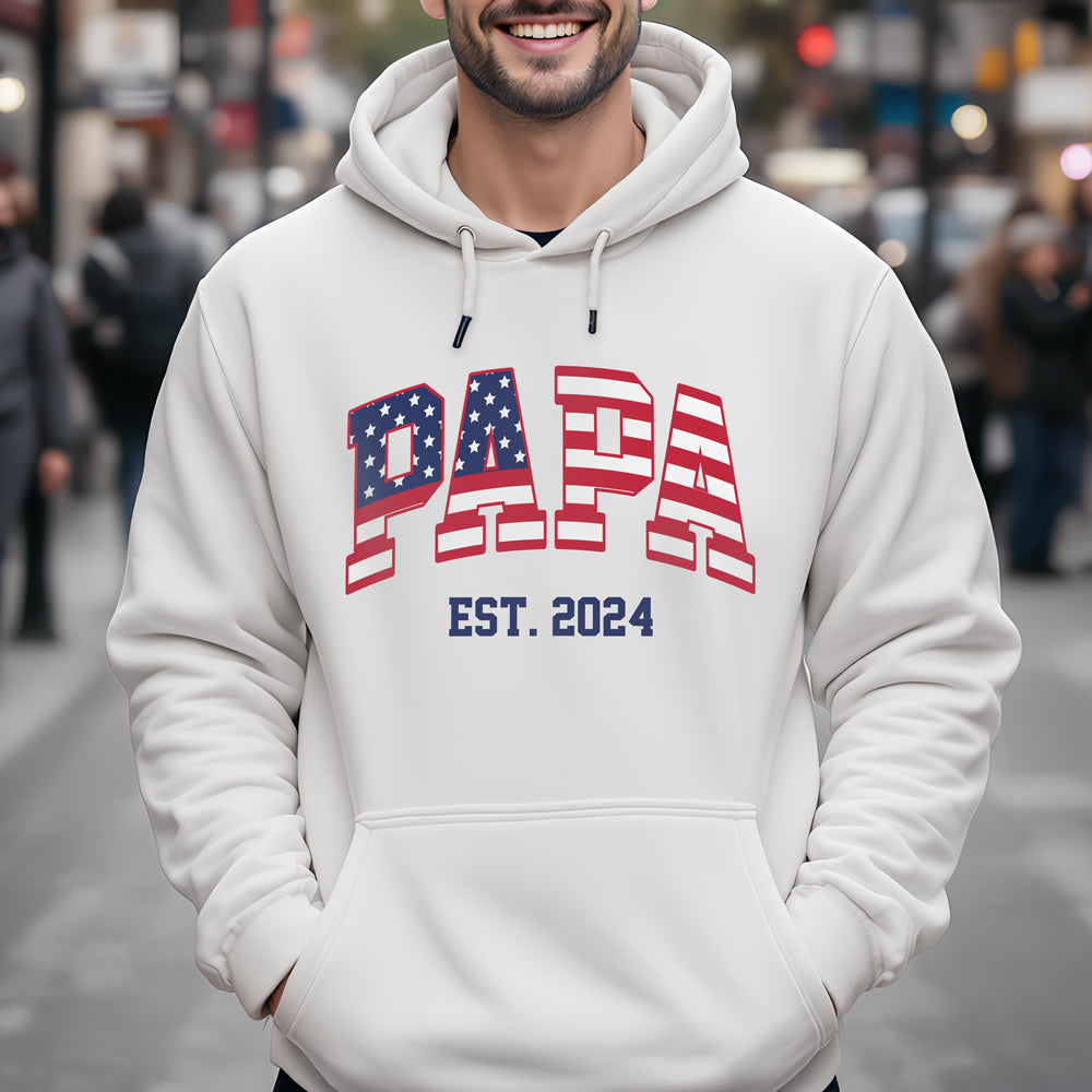 Personalized USA Flag Patriotic Dad Shirt, Gift for Father¡¯s Day HA75 921038