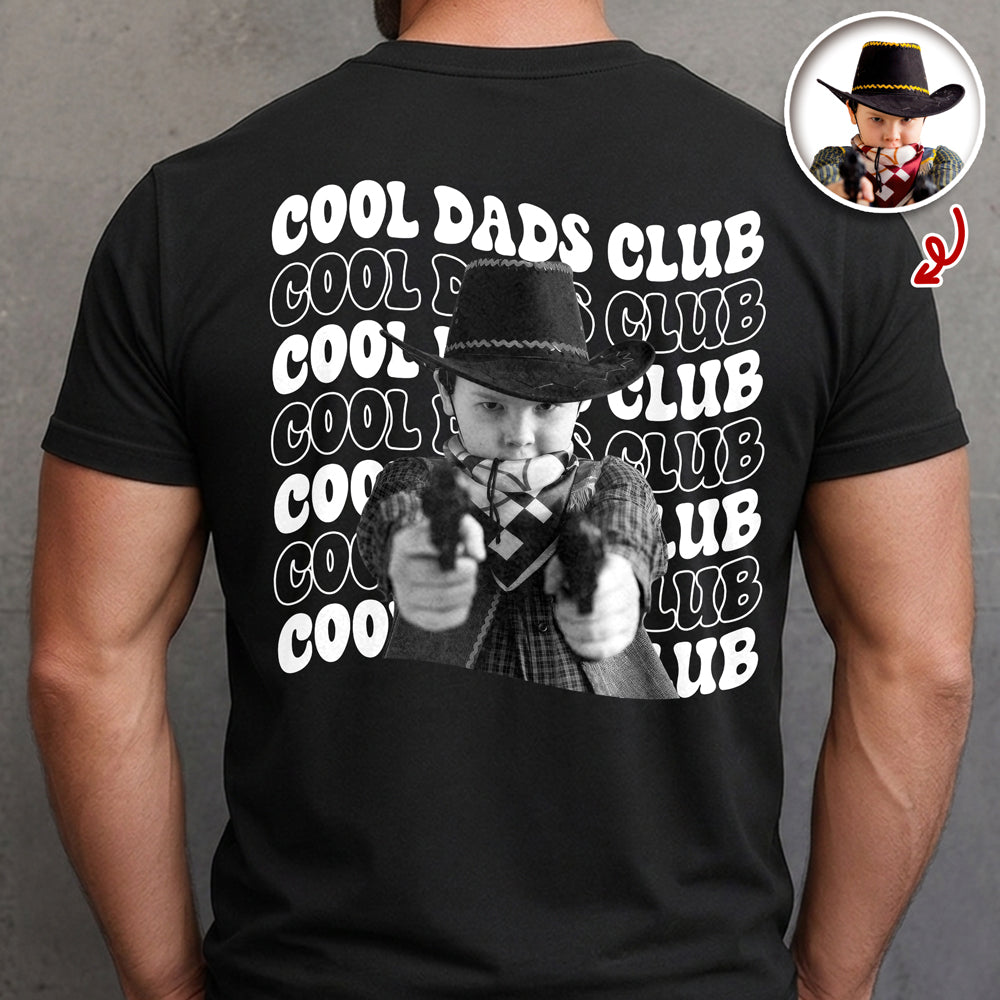 Personalized Vintage Photo Cool Dads Club Comfort Shirt Back LM32 669241