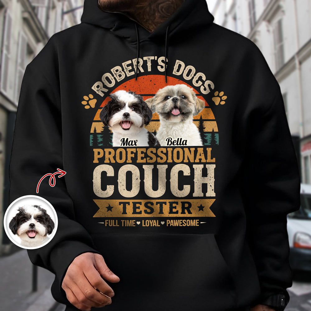 Personalized Professional Couch Tester Dark Shirt Gift For Dog Lovers HO82 902442