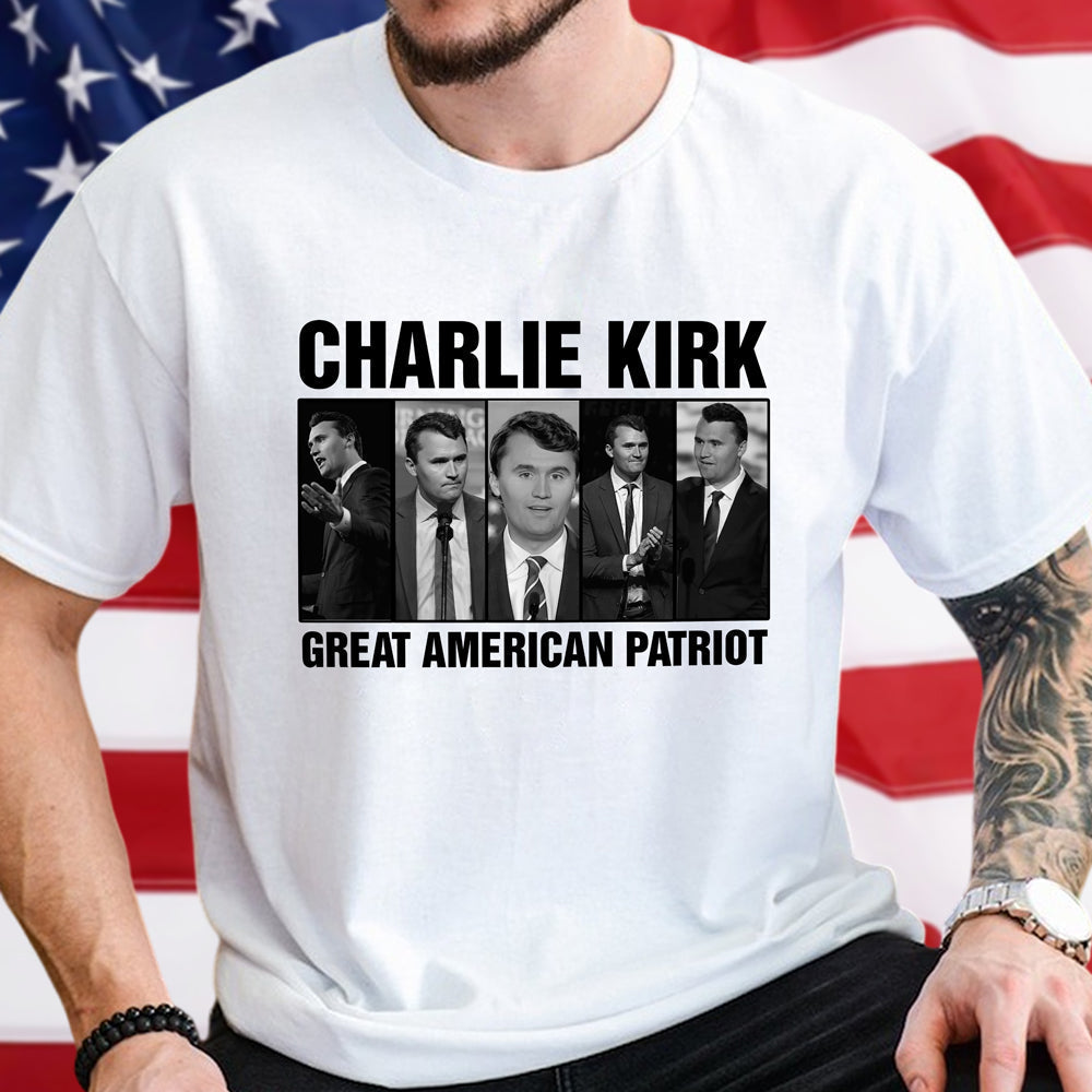 Charlie Kirk Great American Patriot Bright Shirt HA75 64474
