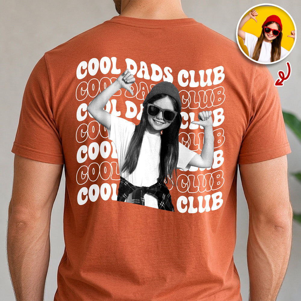 Personalized Vintage Photo Cool Dads Club Comfort Shirt Back LM32 669241