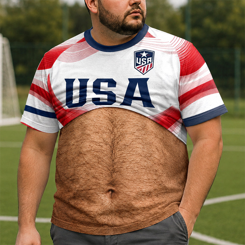 Custom 3D Funny Hairy Body Personalized Full Print 3D Shirt HA75 921552