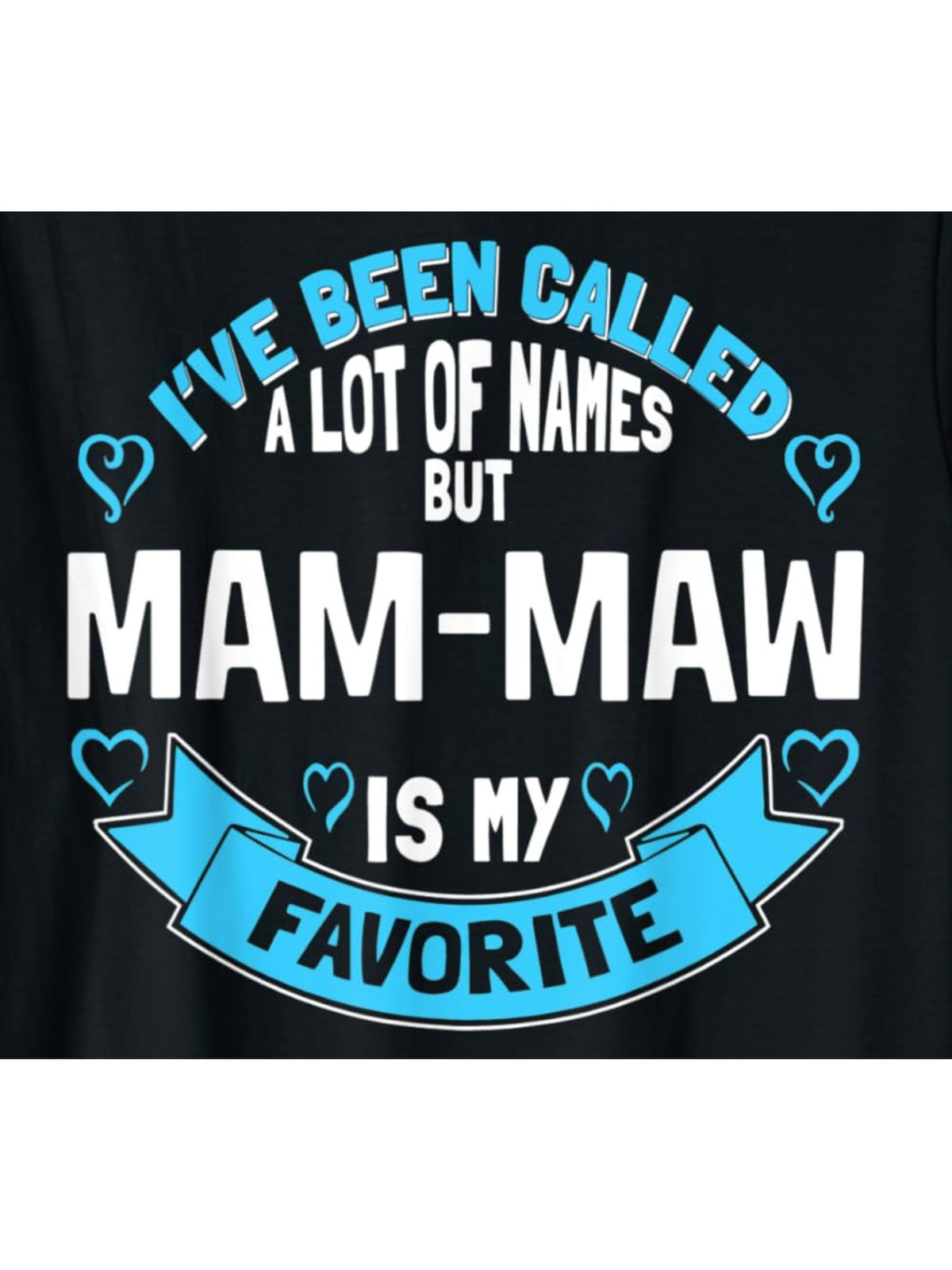 Cute Mam Maw for Grandmother - Gift for Mam Maw Retro Trendy Printed T-shirt, Men'S Casual and Comfortable T-shirt Summer, Men'S Short-sleeved Top for Everyday Activities Birthday Gift To Men