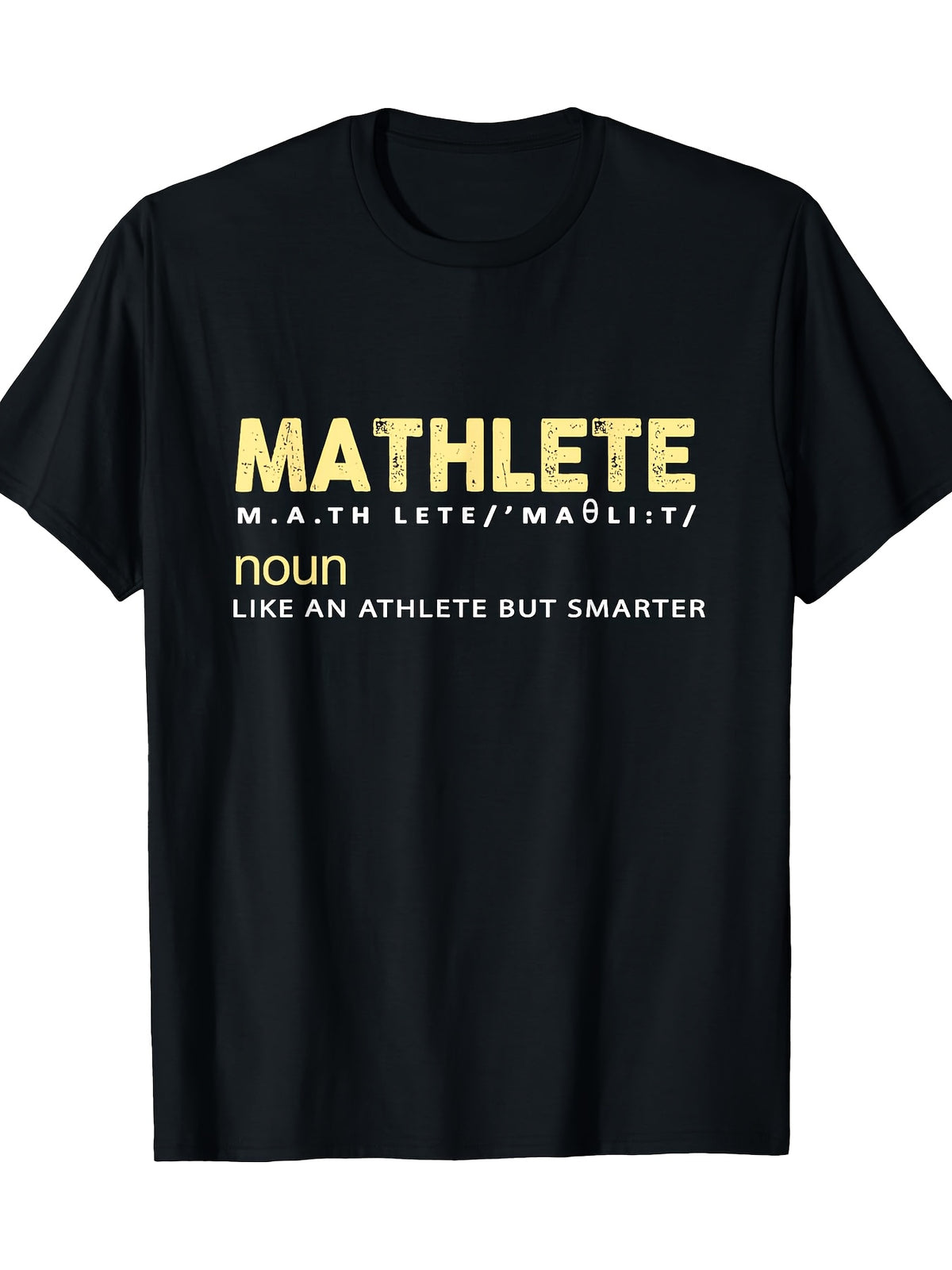 Funny Mathlete Definition Math Geek T-shirt 100% Cotton 180g