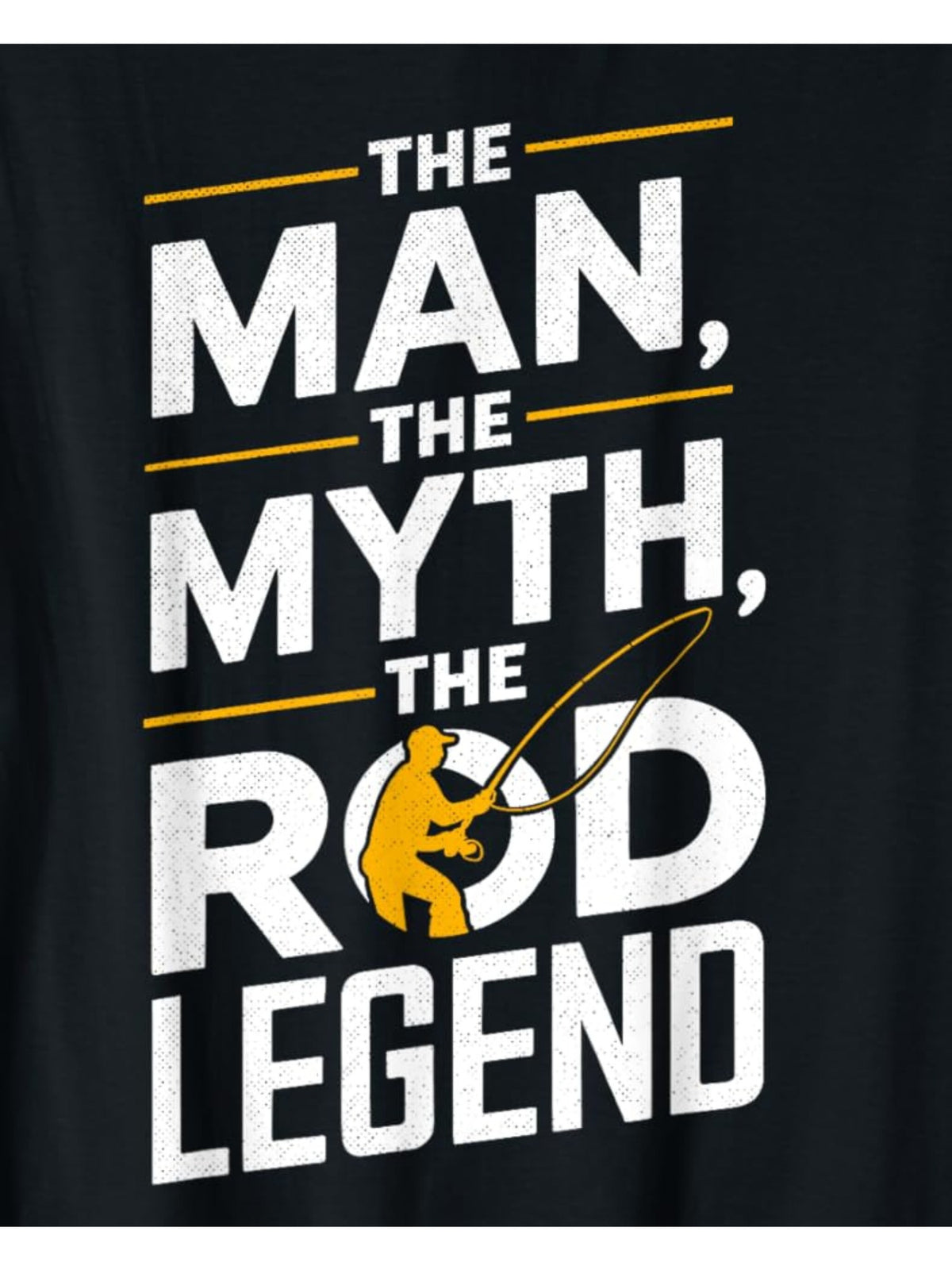 The Man The Myth The Rod Legend Humorous Men'S T-shirt Men'S Fashion Vintage Printed T-shirt