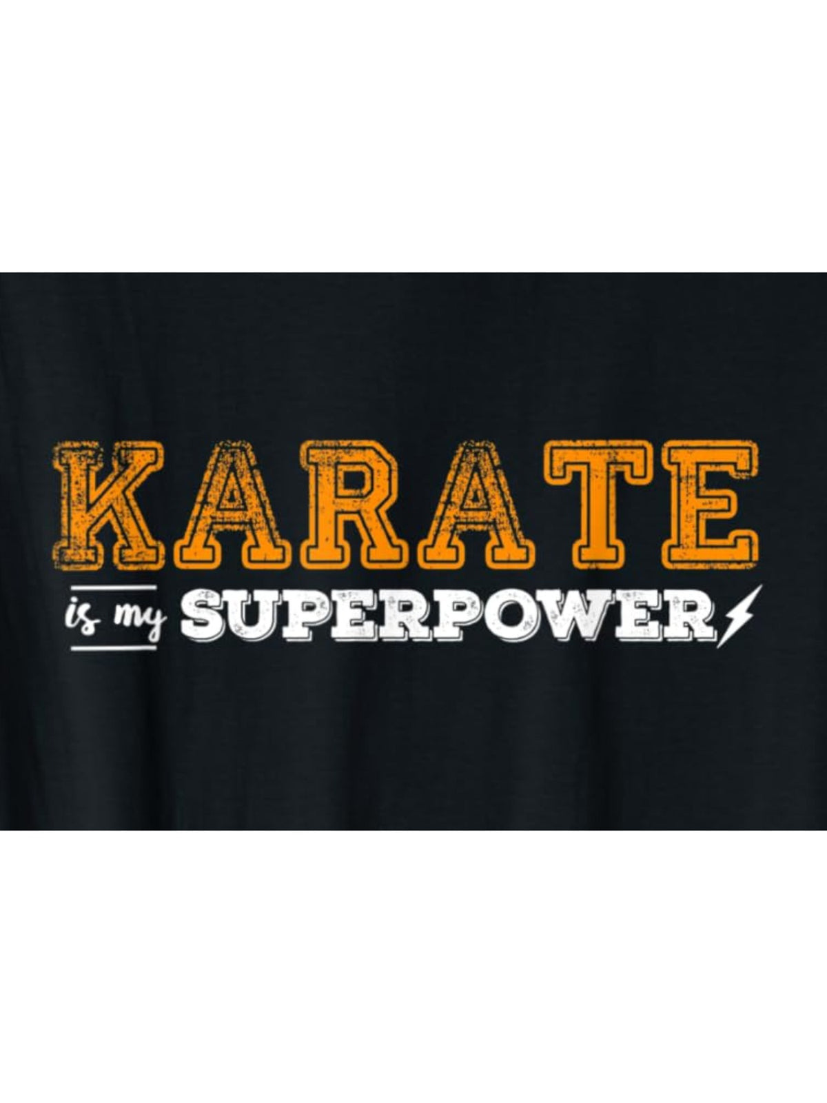 Karate is My Superpower Martial Arts Funny Quotes Retro Trendy Printed T-shirt, Men'S Casual and Comfortable T-shirt Summer, Men'S Short-sleeved Top for Everyday Activities Birthday Gift Valentine'S Day Gift to Men