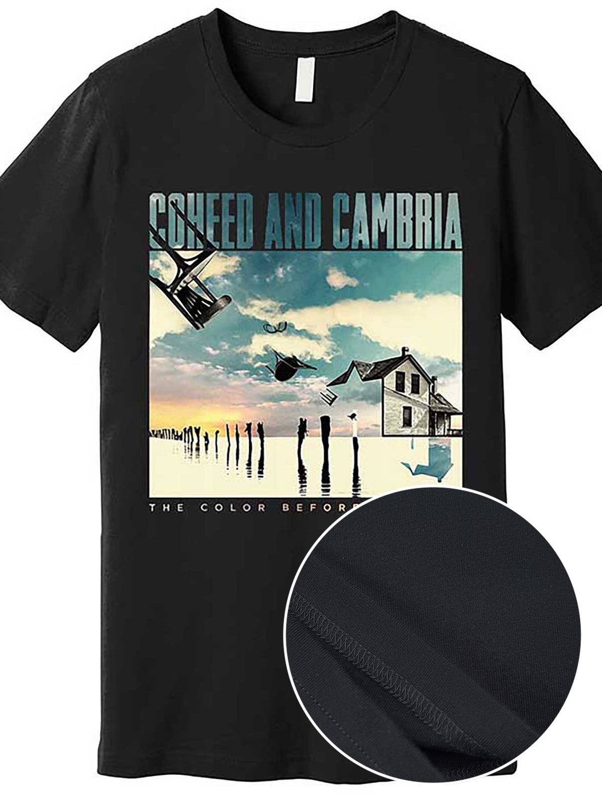 Coheed & Cambria Inspired Men's Cotton T-Shirt - Casual Short Sleeve, Crew Neck, Solid Color, Machine Washable
