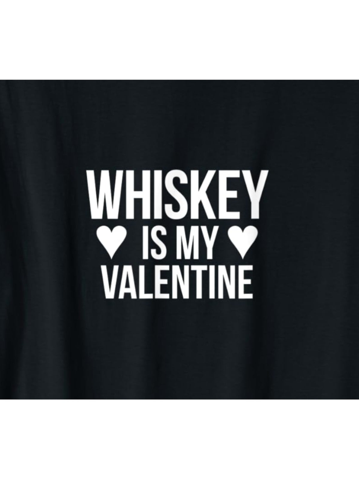 Whiskey Is My Valentine Funny Valentines Day Retro Trendy Printed T-shirt, Men's Casual and Comfortable T-shirt Summer, Men's Short-sleeved Top for Everyday Activities Birthday Gift to Men