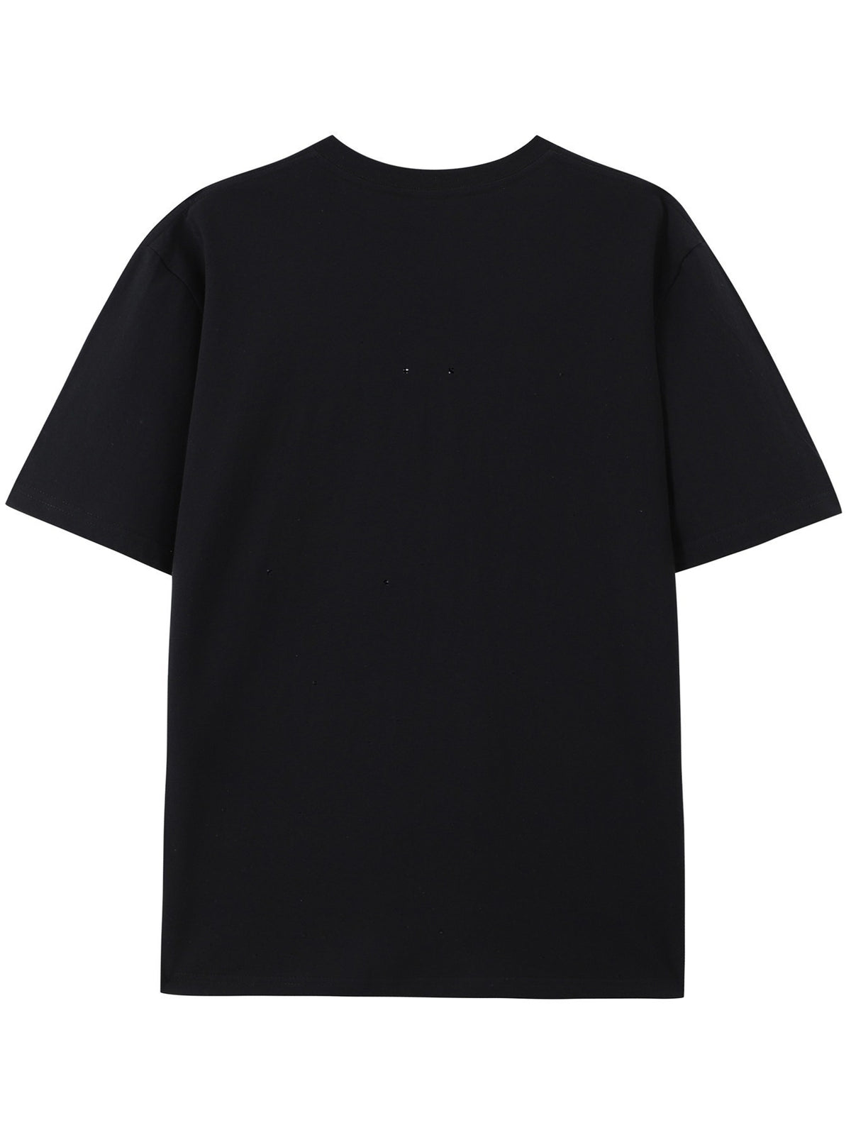 [Death Logo, Cotton Tee] 1pc Classic Death Logo T-Shirt - 100% Cotton, Casual Round Neck, Geometric Pattern - All-Season Knit Tee for Men, Adult Unisex, Ideal for Running & Training, Black with Red Print