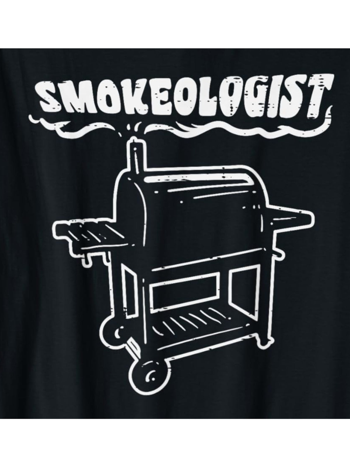 Men's Smokeologist Funny Steak BBQ Grill Meat Lover Retro T-Shirt - 100% Cotton, Comfortable Short-Sleeved Top for Summer, Casual Casual Attire, Ideal Birthday Gift, Printed, Trendy, Activities
