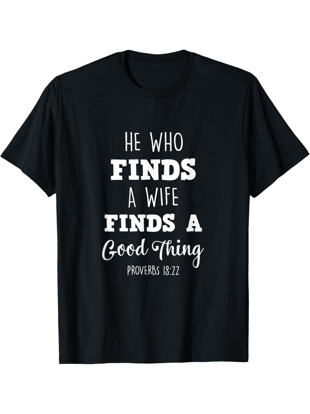 Men's Christian Couple Retro T-Shirt - 'He Who Finds A Wife Finds A Good Thing' Print, 100% Cotton, Casual Comfortable Short-Sleeved Top for Daily Activities, Summer Birthday Gift