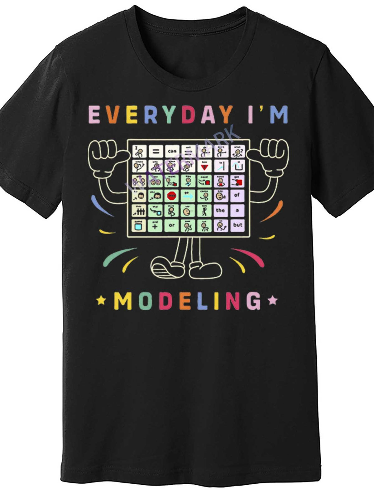 Cute Aac Communication Aac Symbols Everyday IM Modelling 66320 funny Men'S Short Sleeve T-shirt black TT4