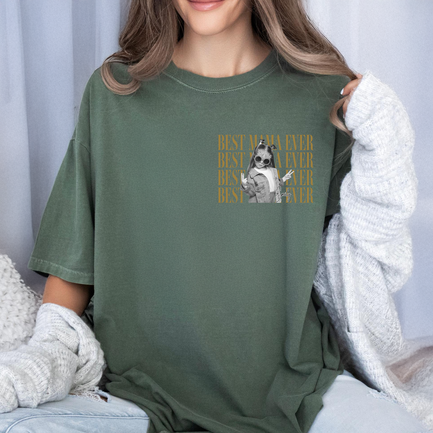 Custom Photo Best Dad Best Mom Ever Family Comfort Shirt TH10 169949