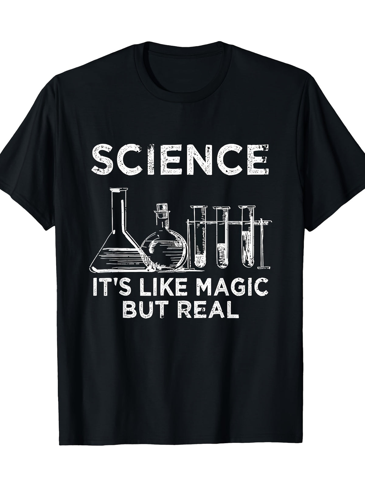 Science It'S Like Magic But Real Science Teacher Scientist T-shirt 100% 180g 2