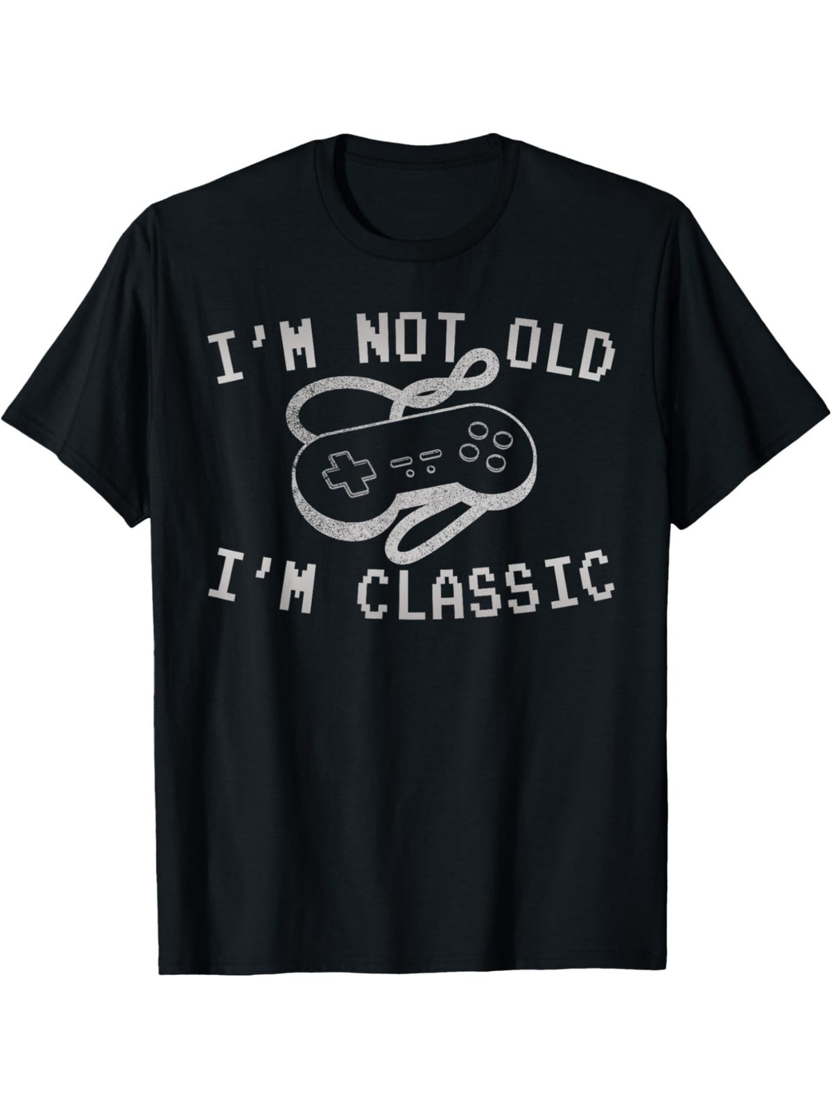 I'm Not Old I'm A Classic Funny Saying Gift Retro Trendy Birthday Printed T-shirt, Men'S Casual and Comfortable T-shirt Summer, Men'S Short-sleeved Top for Everyday Activities Birthday Valentine'S Day Gift to Men