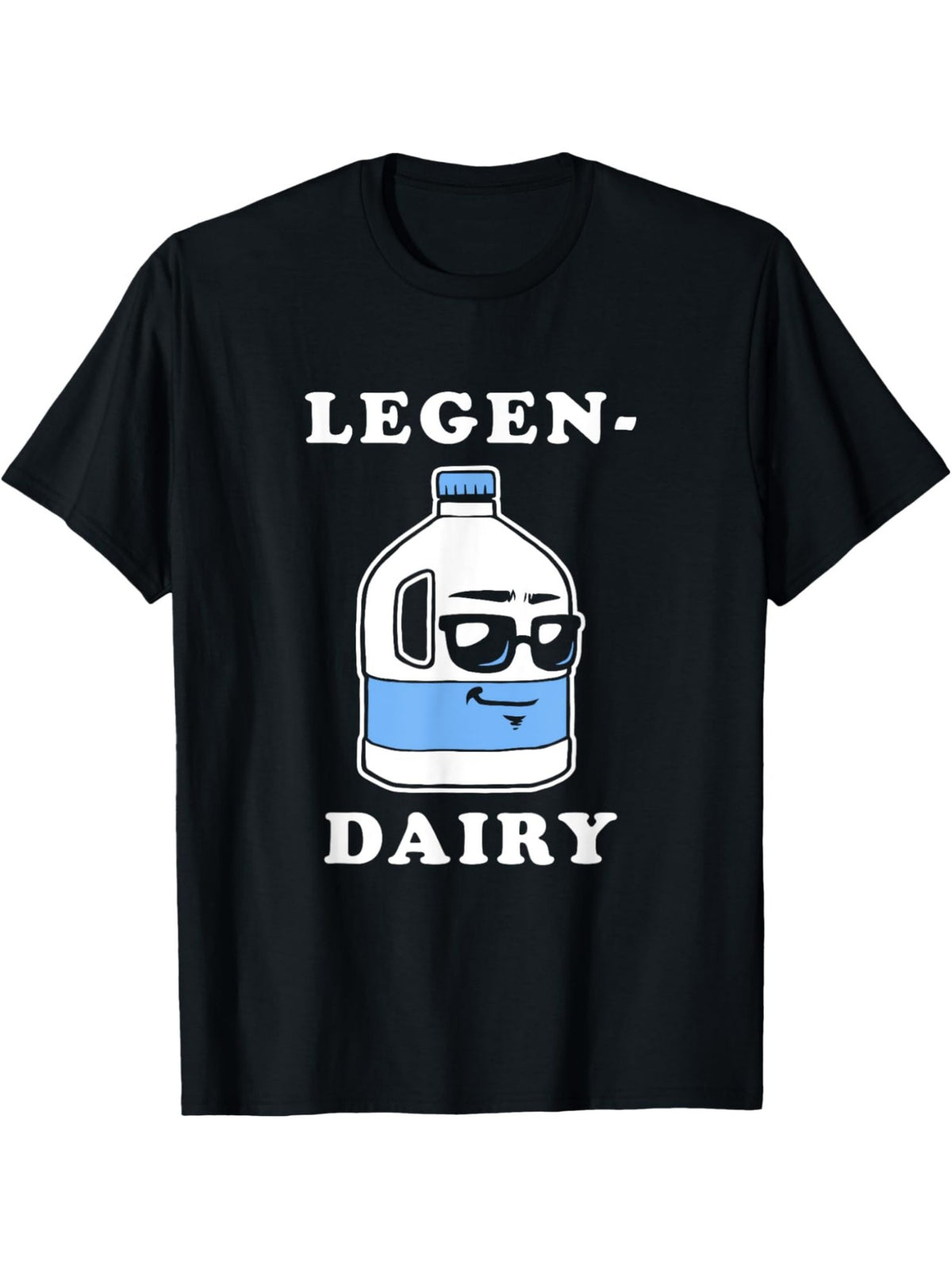 Legendary Dairy Milk Humor: Men's Retro-Inspired Cotton T-Shirt - Comfortable & Stylish for Summer, Perfect Gift Idea, Joke, Short-sleeved, Birthday Gift