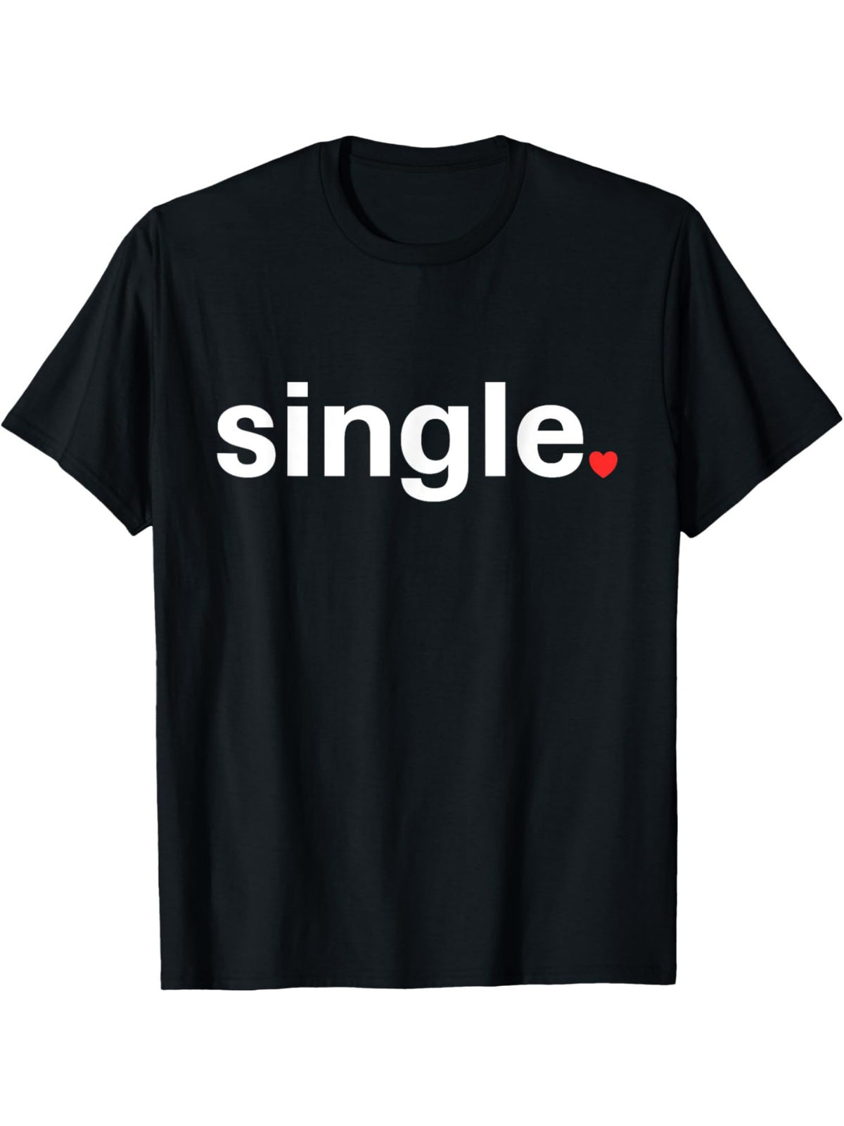 Single Anti-Valentine'S Day Humor Vintage Printed T-shirt, Men'S Casual and Comfortable T-shirt Summer, Men'S Short-sleeved Top for Everyday Activities Birthday Gift to Men