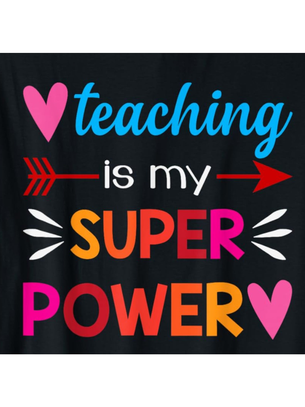 Teaching Is My Super Power" Men's T-Shirt - Soft Cotton, Casual & Comfortable, Perfect for Summer Activities, Birthday & Valentine's Day Gift