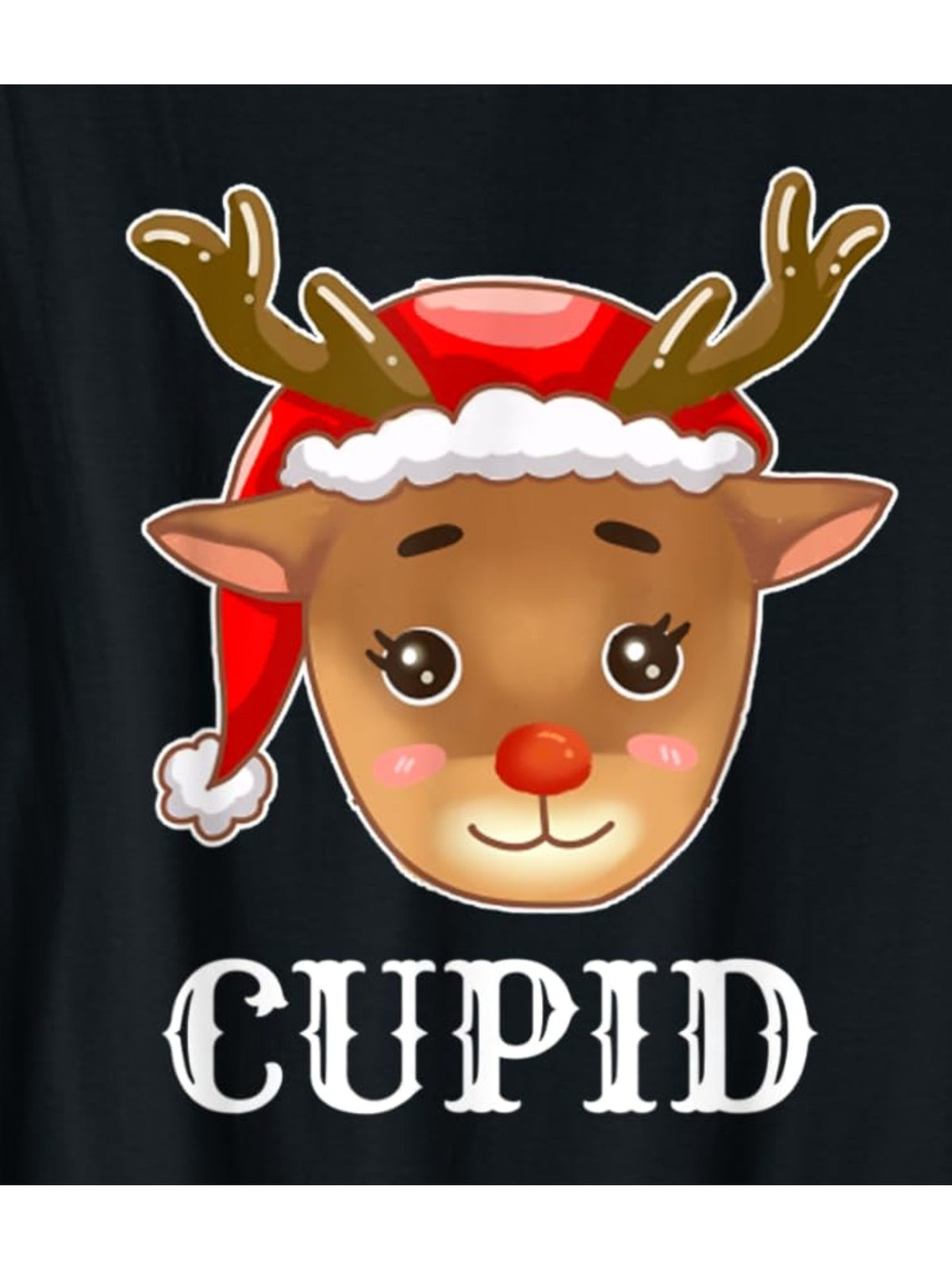 Santa Reindeer Cupid Funny Valentine's Day Quotes Retro Trendy Printed T-shirt, Men's Casual and Comfortable T-shirt Summer, Men's Short-sleeved Top for Everyday Activities Birthday Gift Valentine's Day Gift to Men