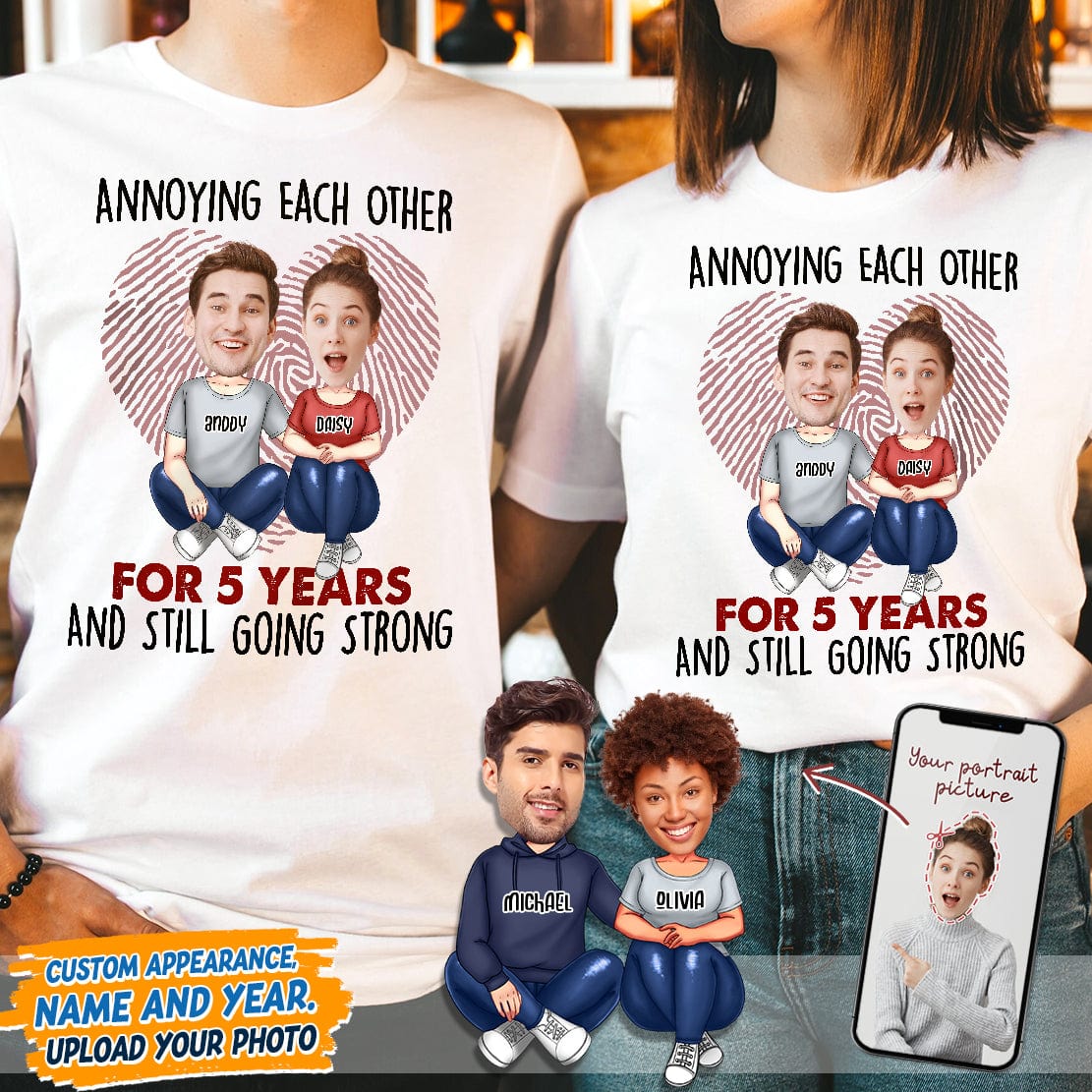 GeckoCustom Copy of Custom Photo Portrait Dog Shirt N304 HN590