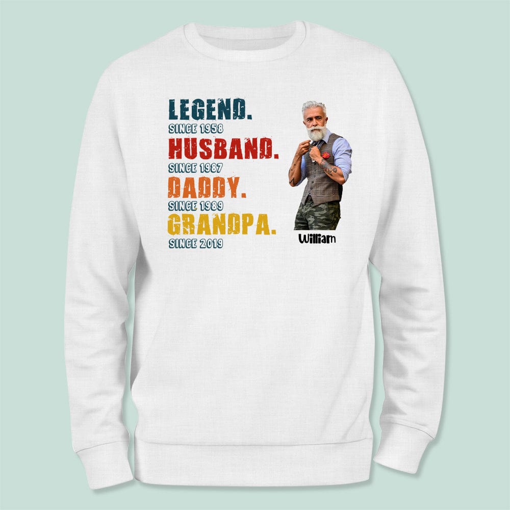 GeckoCustom Custom Photo Daddy Legend Shirt Family N304 HN590