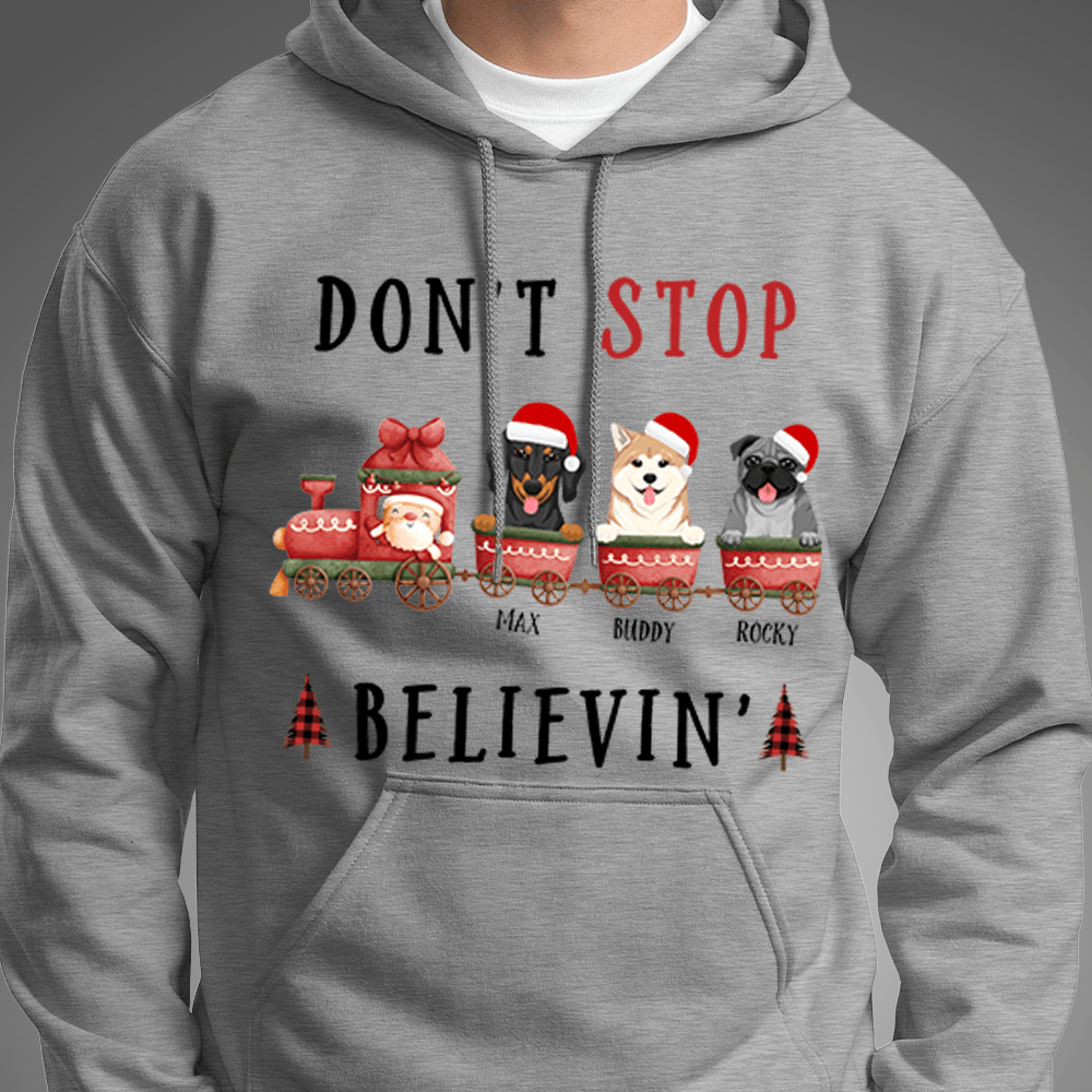 GeckoCustom Don¡¯t Stop Believin' Dog Shirt
