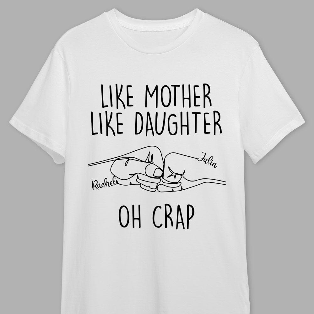 GeckoCustom Happy Mother's Day Like Mother Like Son Bright Shirt Personalized Gift T286 890440 Premium Tee (Favorite) / P Light Blue / S