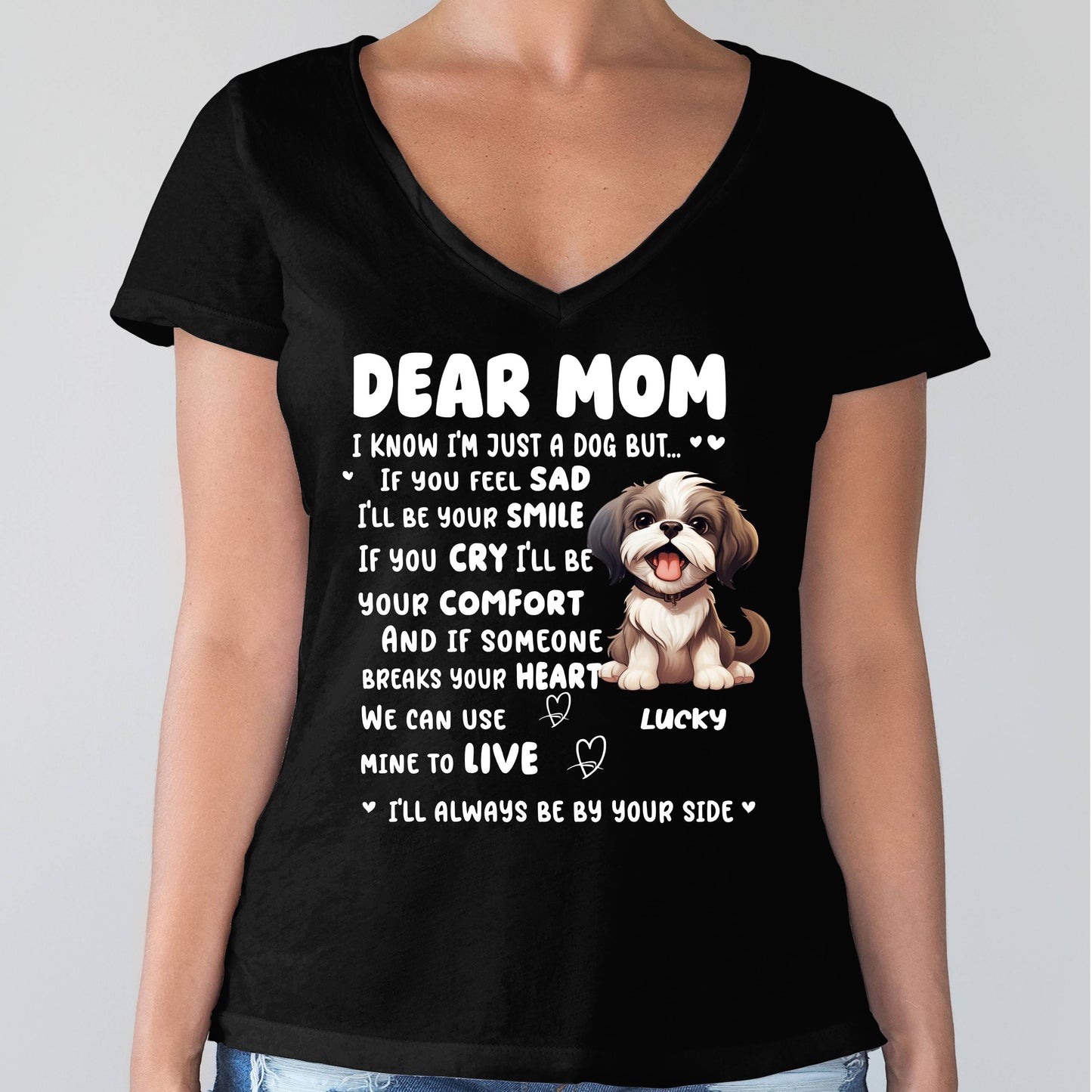 GeckoCustom I¡®ll Always Be By Your Side Dog Dark Sweatshirt For Dog Lovers Personalized Gift N369 HO82 893520