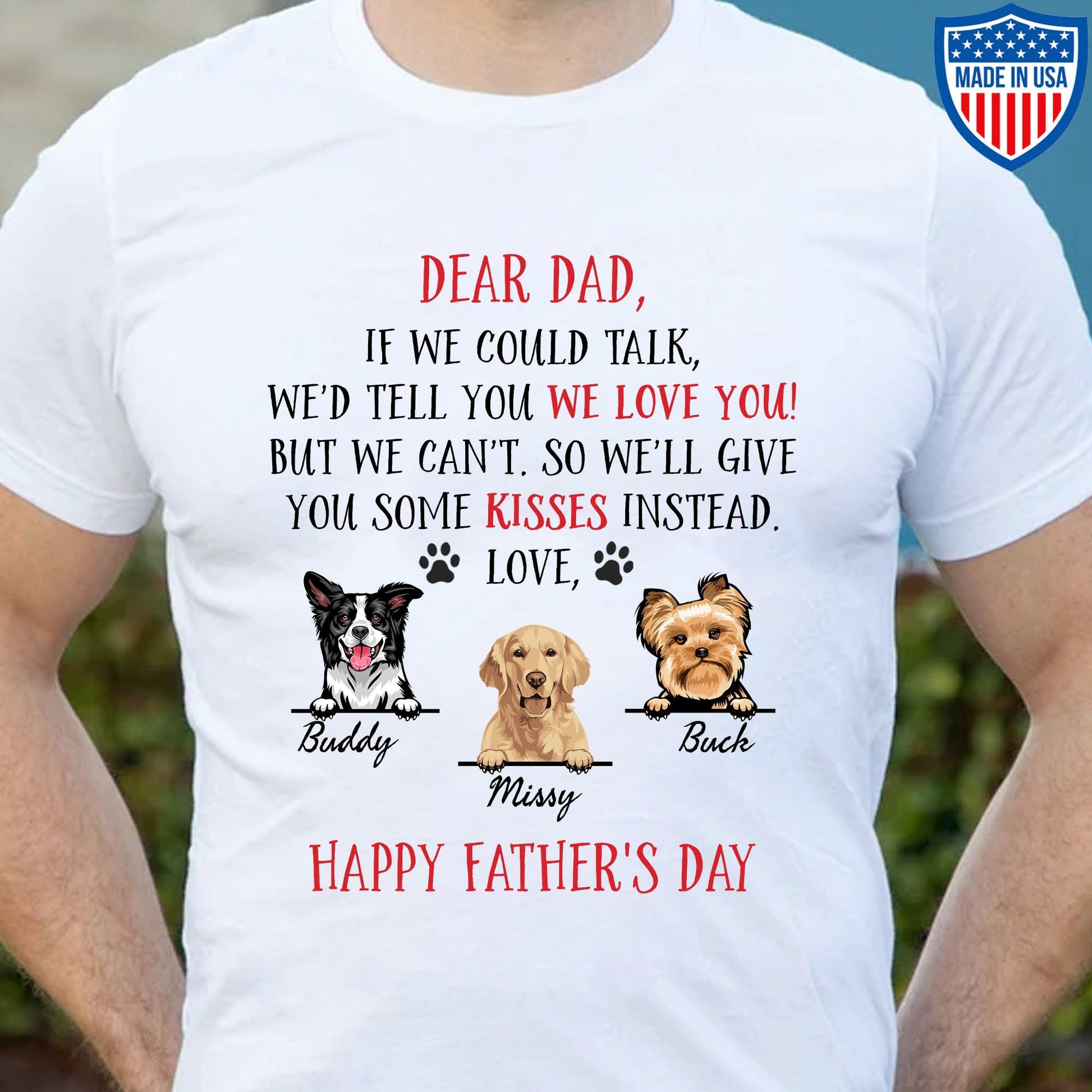 GeckoCustom If I Could Talk Personalized Custom Dog Shirt C226