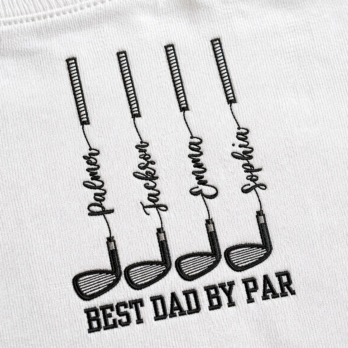 Personalized Best Dad By Par Embroidered Shirt Father Day Golf Gift HA75 921316