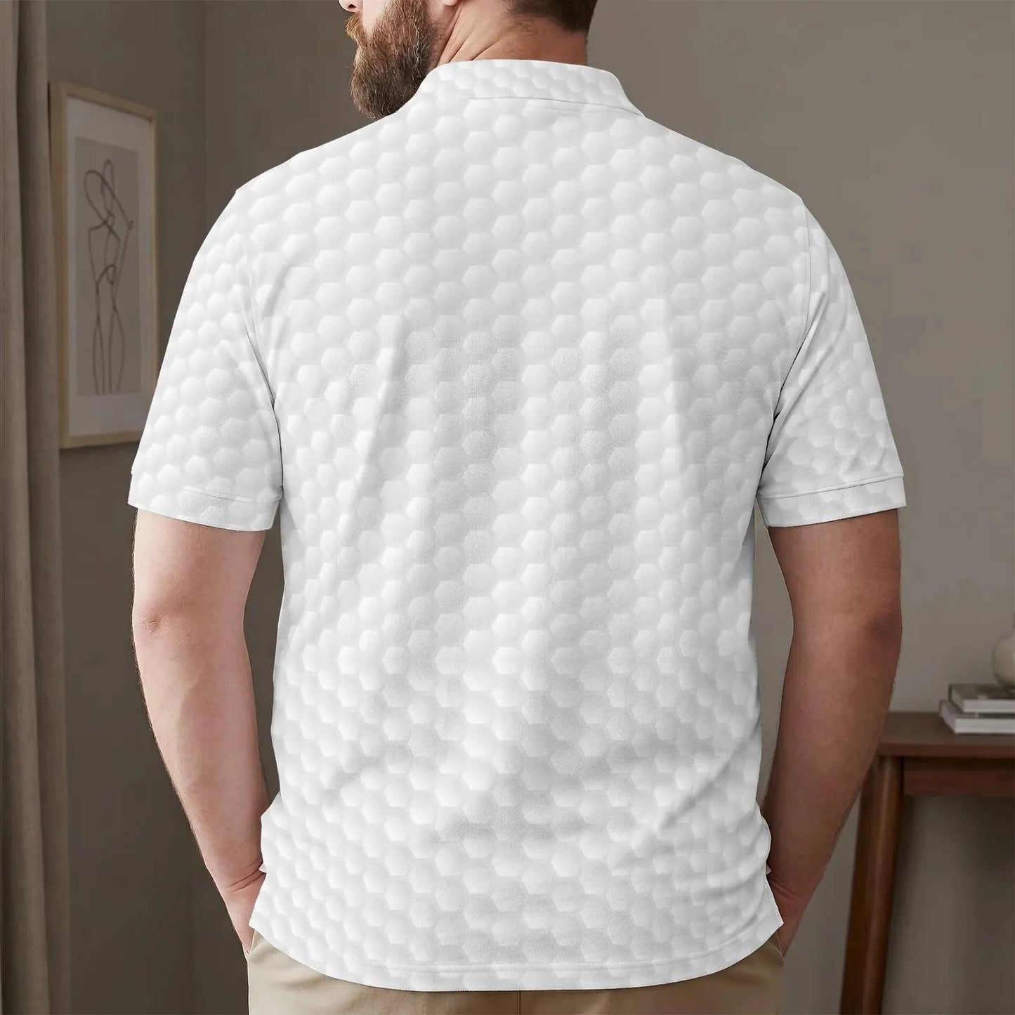 Personalized Best Dad By Par Polo Shirt - Gift For Papa, Grandpa, Golf Lovers, Husband HO82 902360